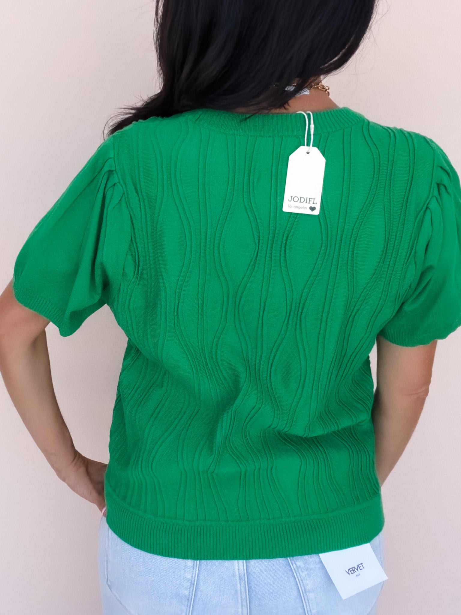 Emerald Wave Sweater