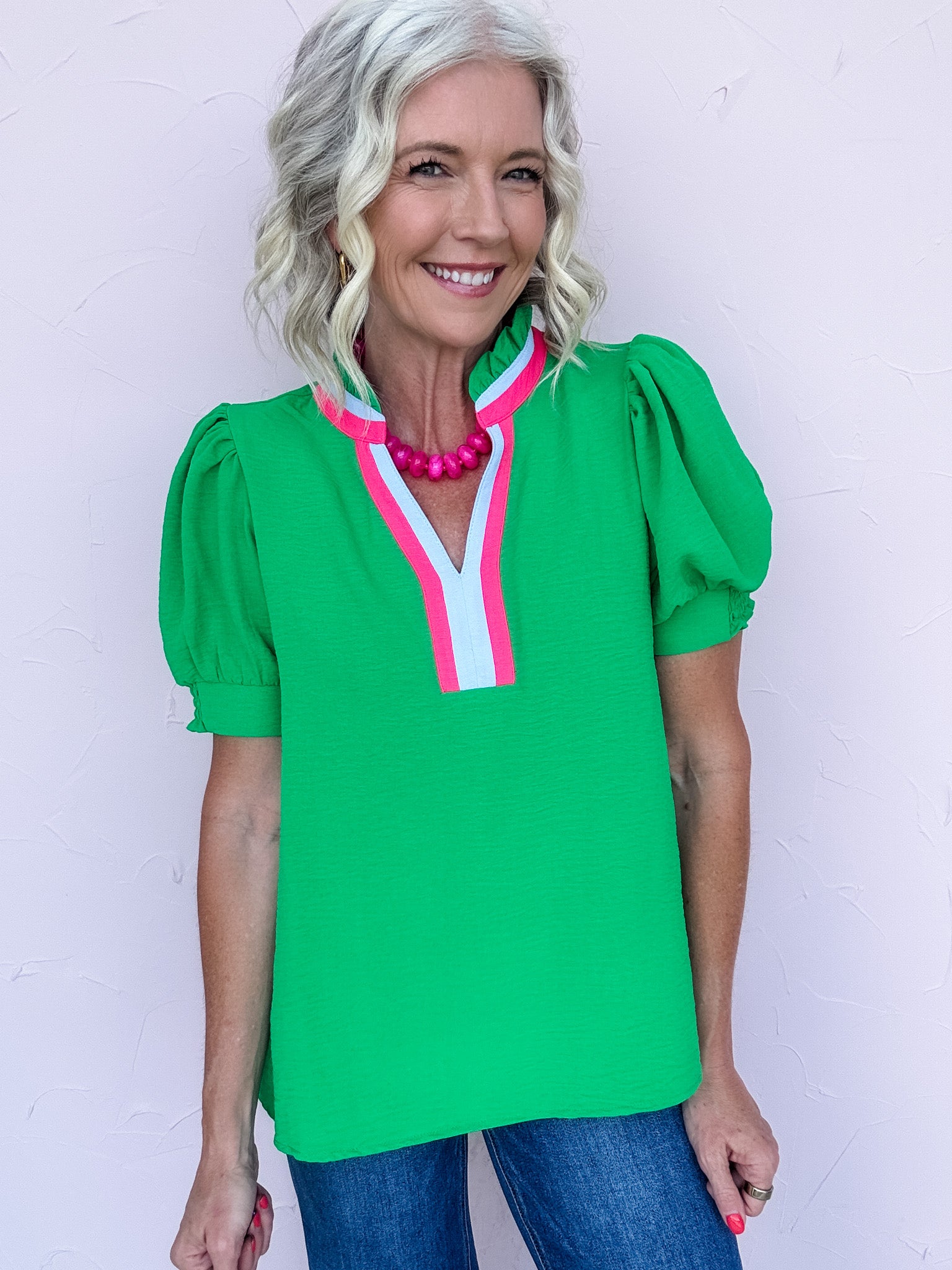 Vivid Trim Top