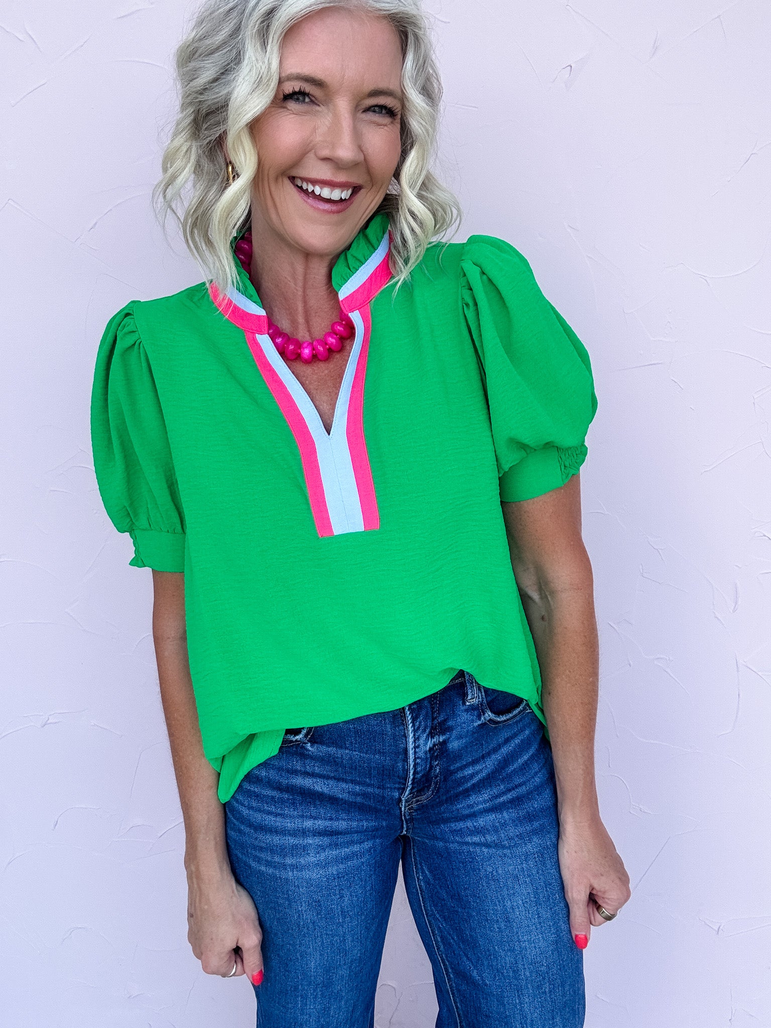 Vivid Trim Top