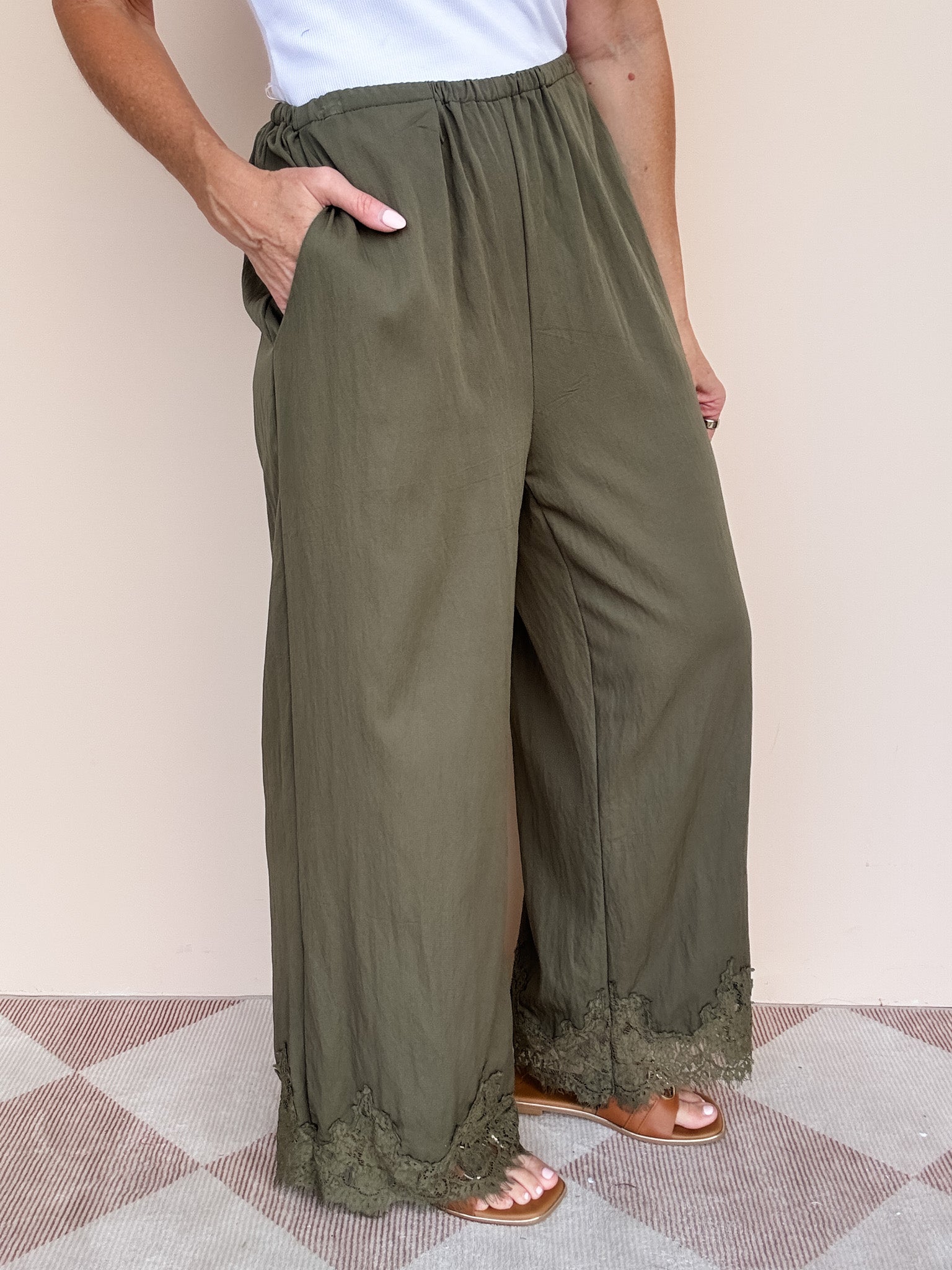 Lace & Easy Pants