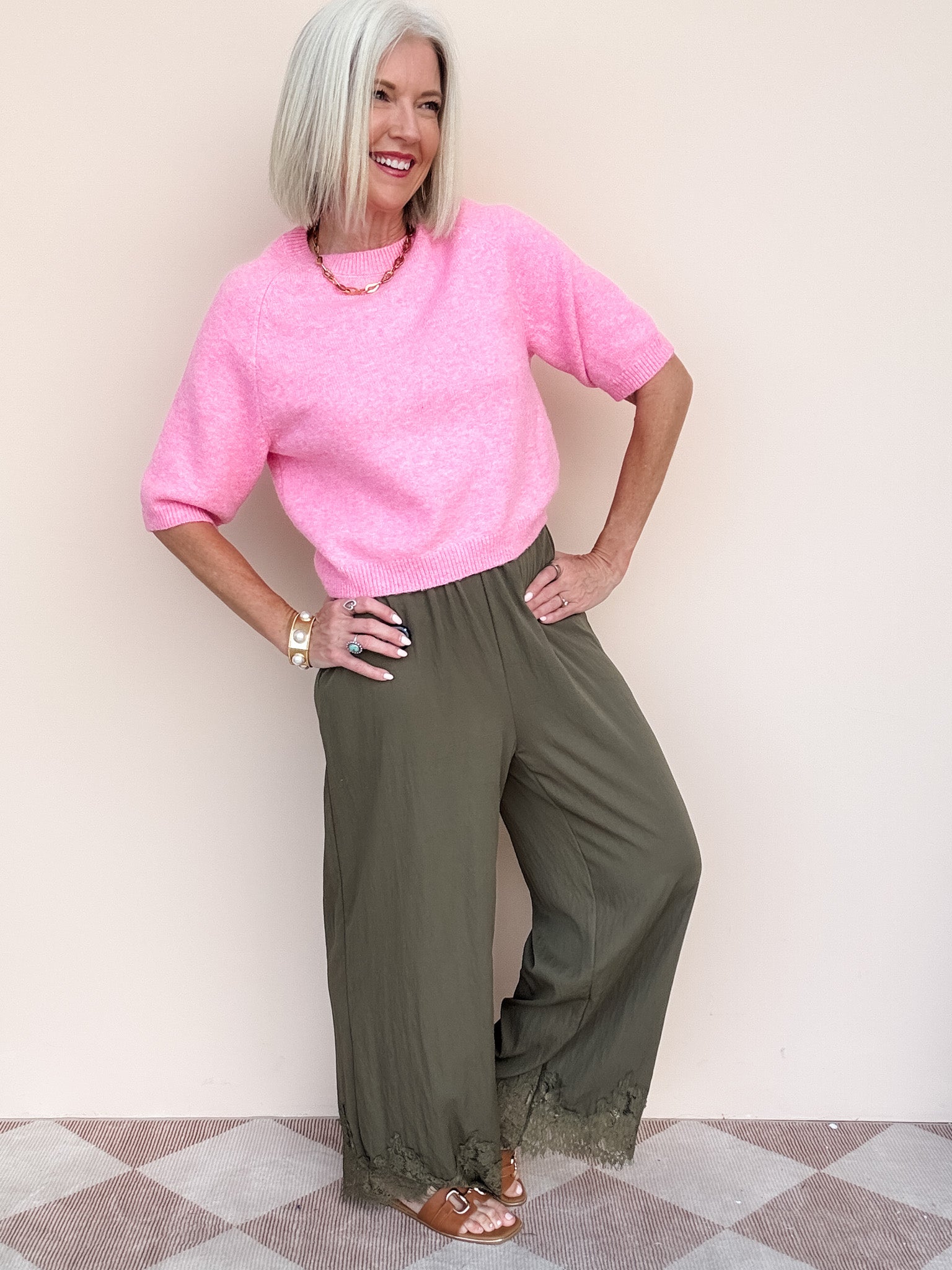 Lace & Easy Pants