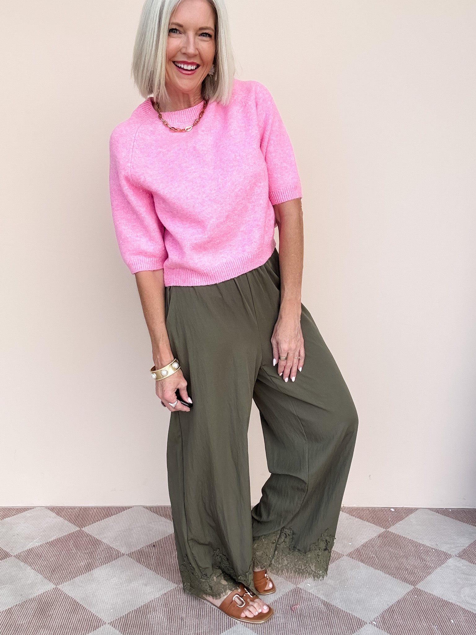 Lace & Easy Pants