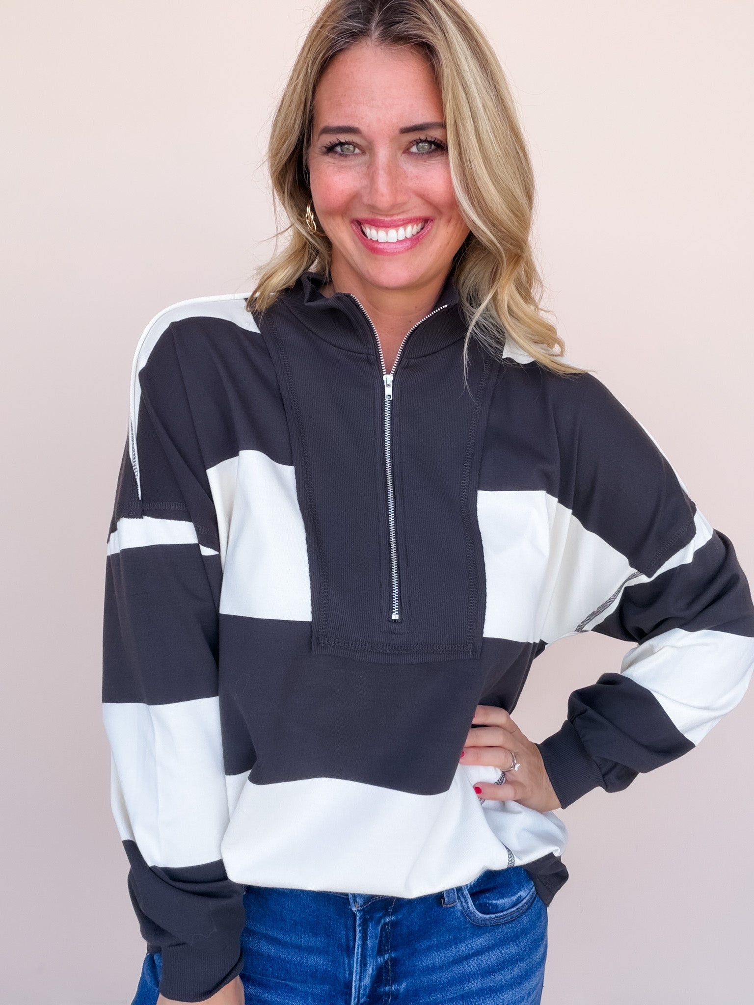 Ink & Ivory Pullover