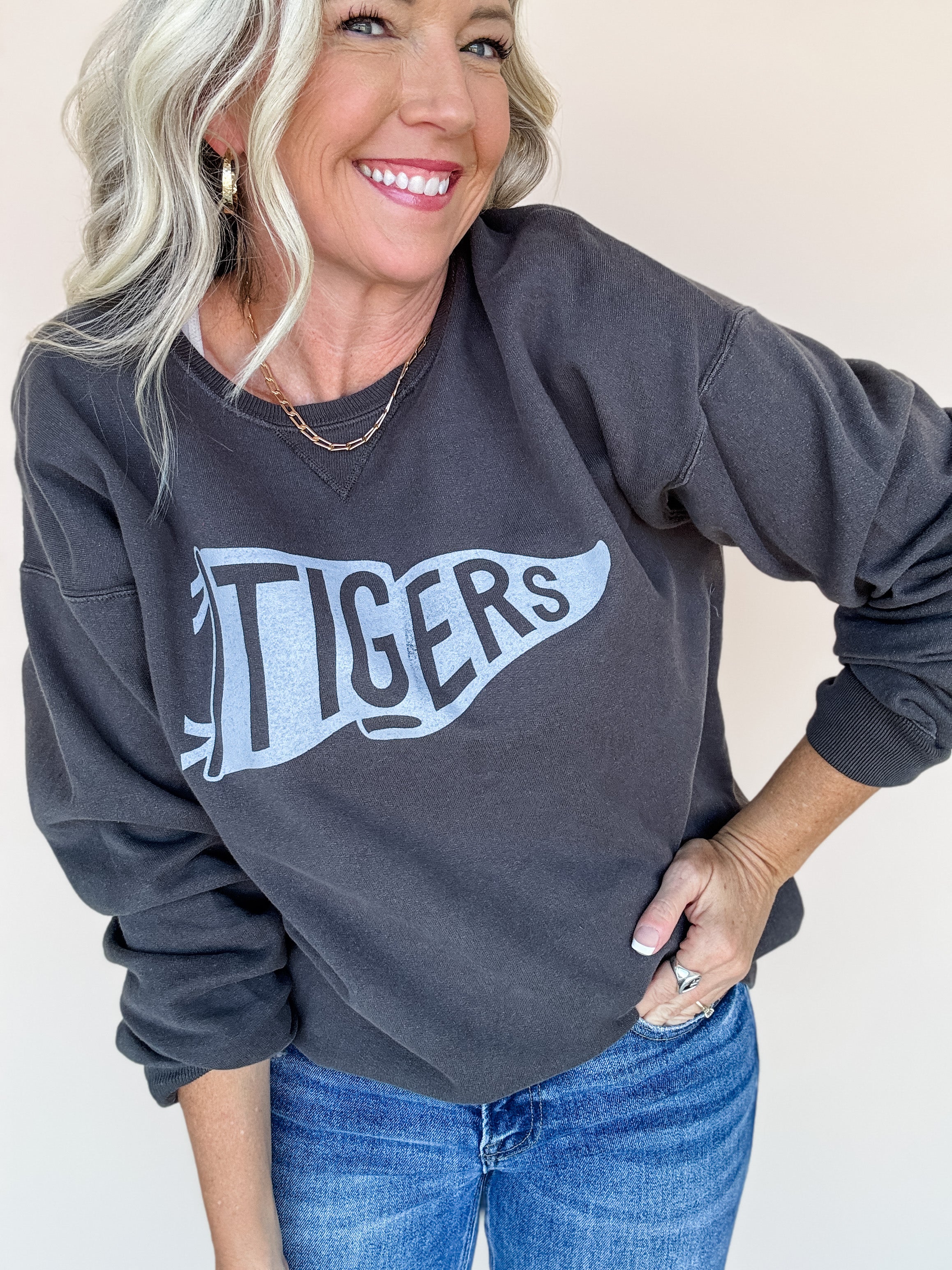 Tigers Pennant Pullover