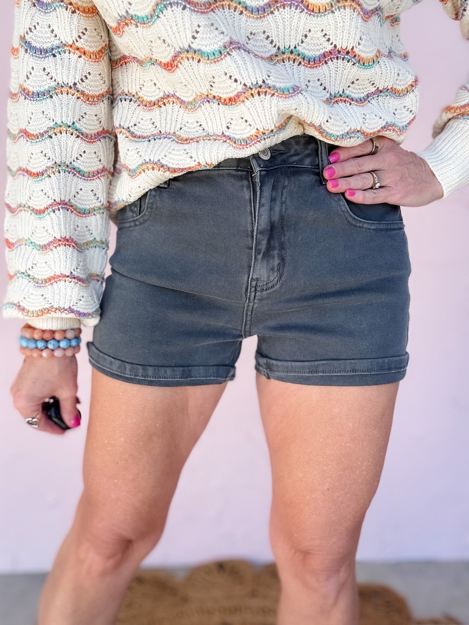Sunwashed Denim Shorts
