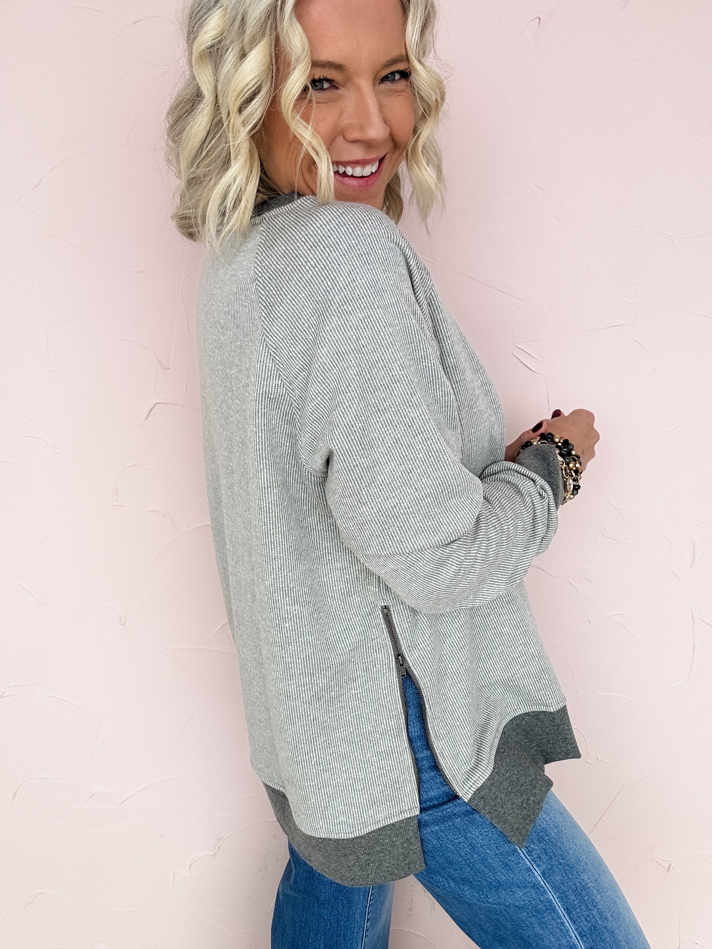 Switchback Zip Pullover