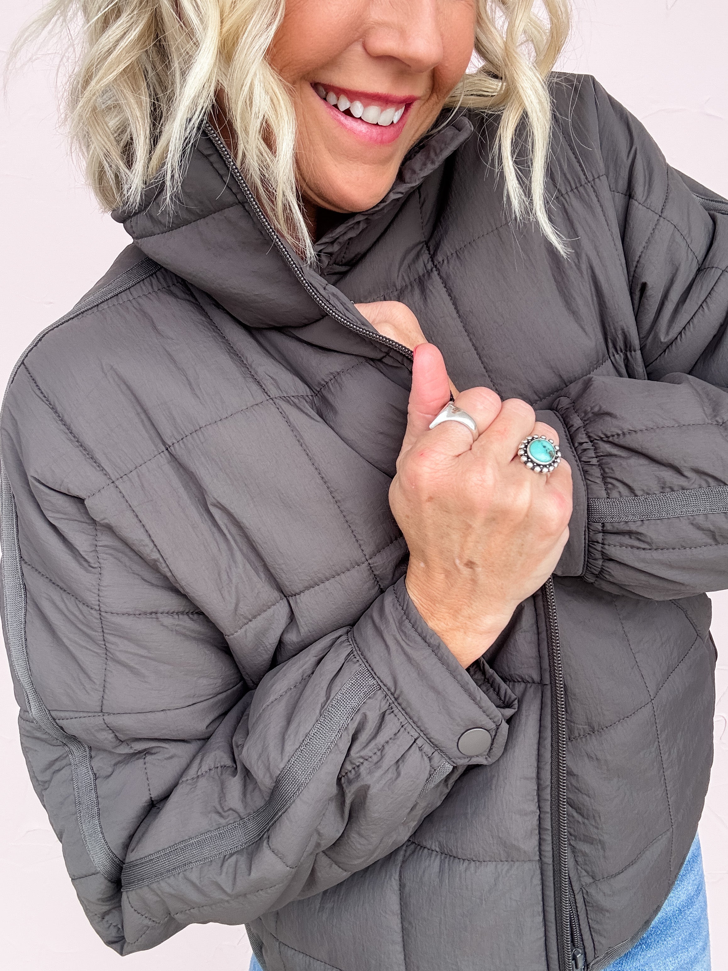 Northbound Quilted Cropped Jacket