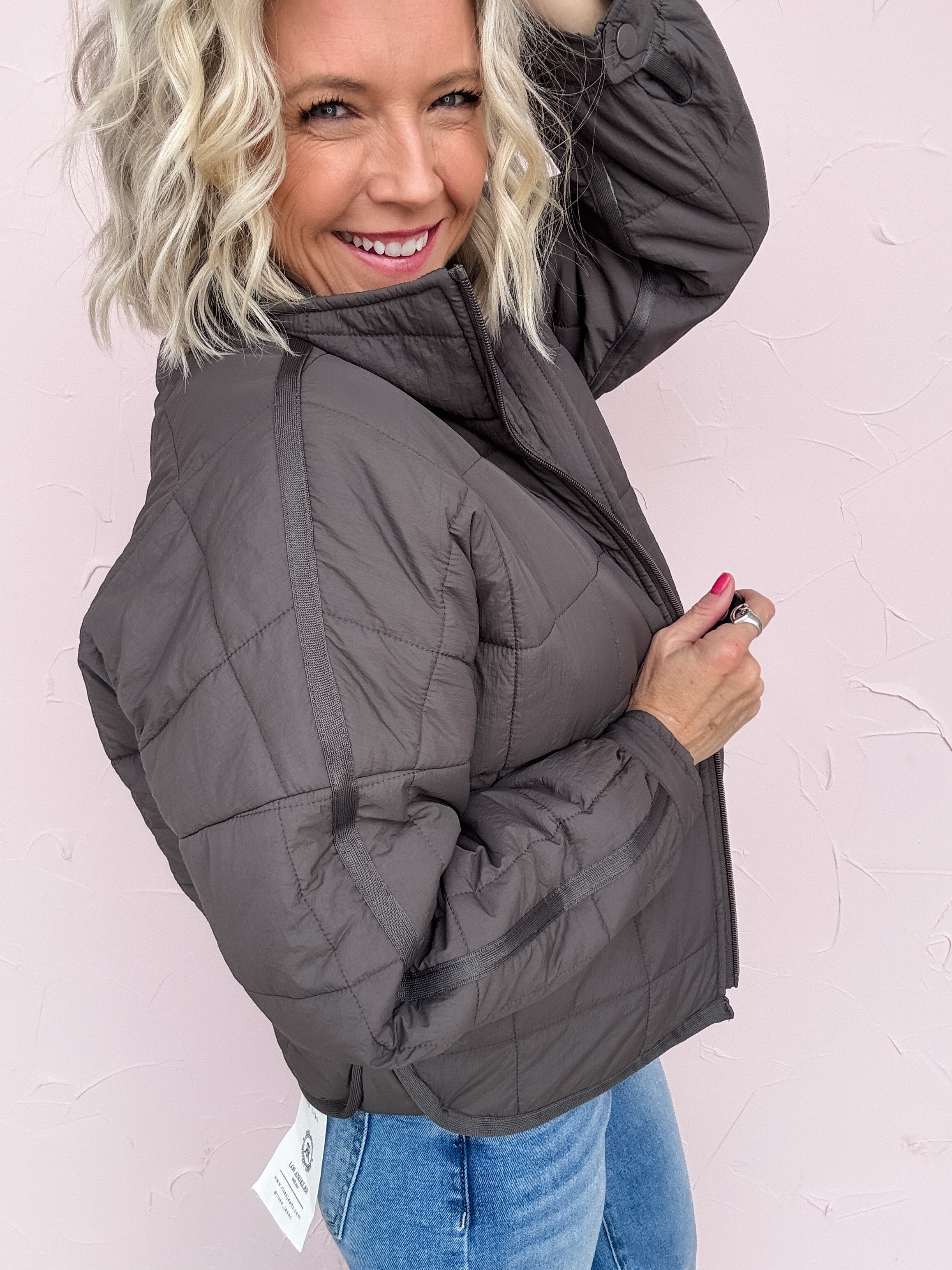 Northbound Quilted Cropped Jacket