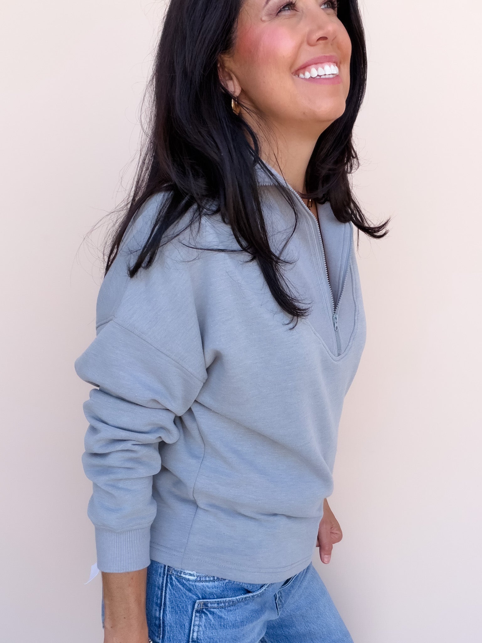Zip Around Pullover