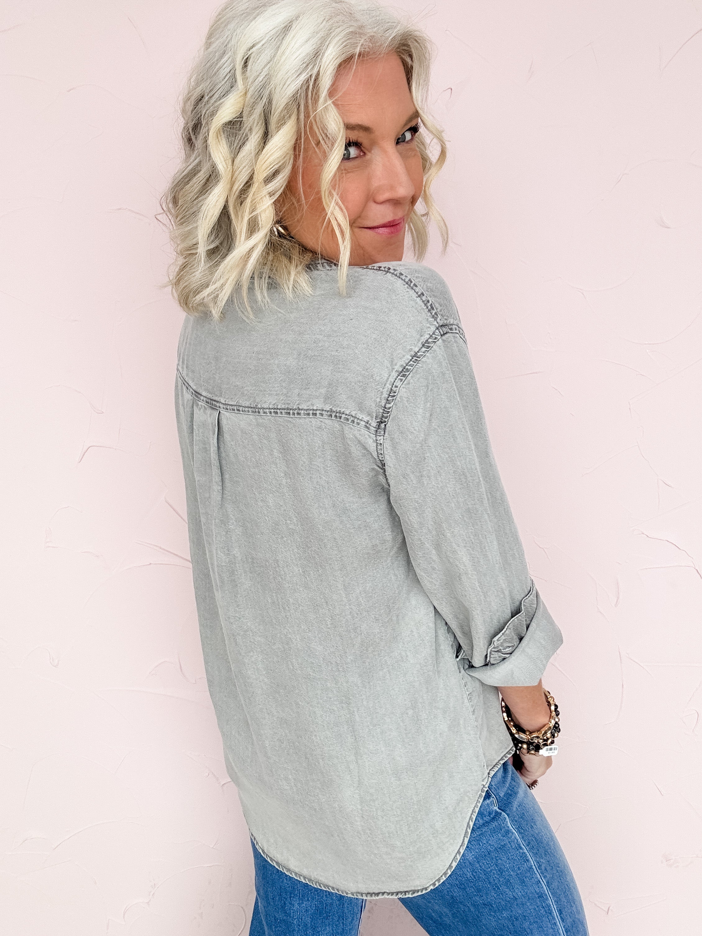 Iron Mist Button Down