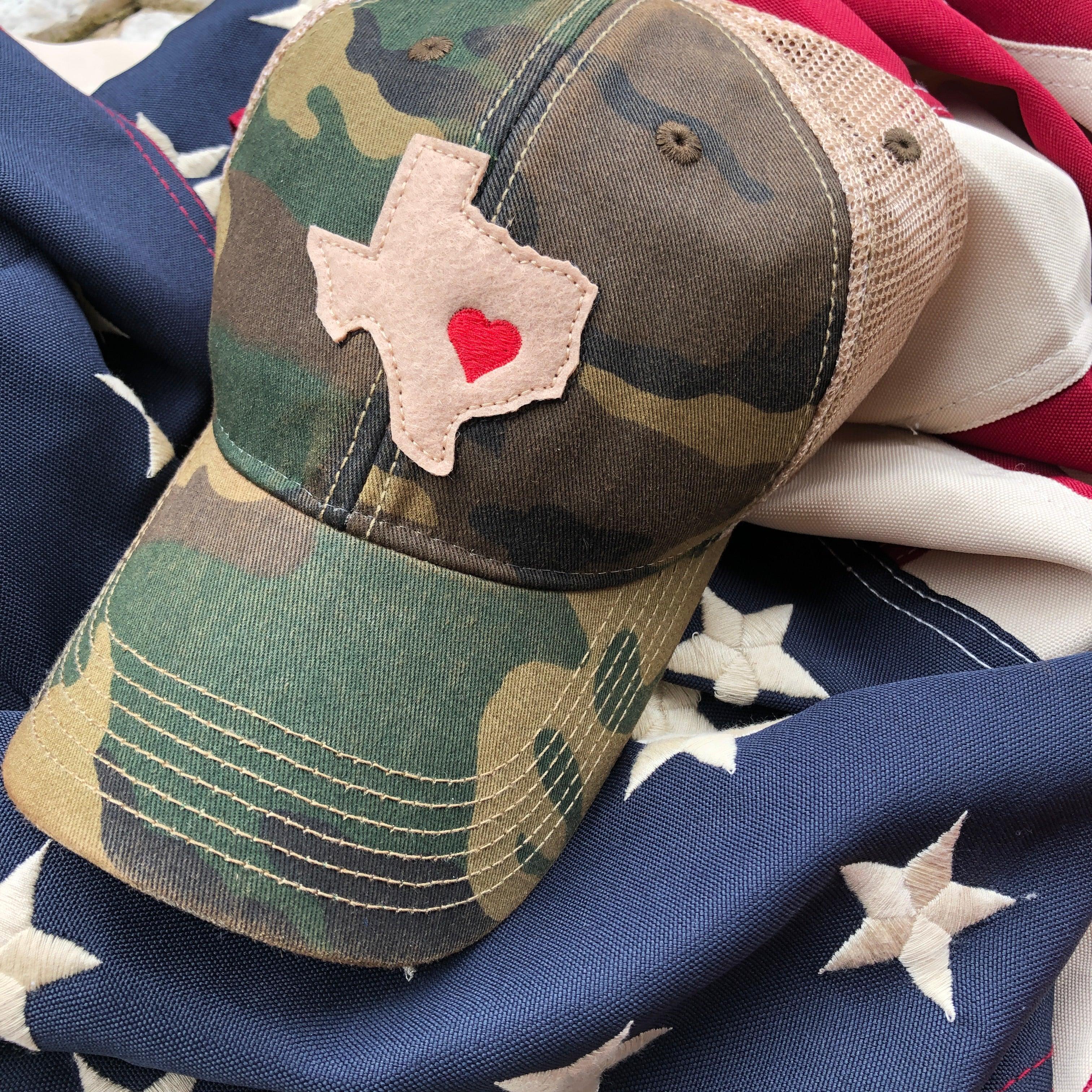 Heart of Texas Trucker Hat - Vintage Soul