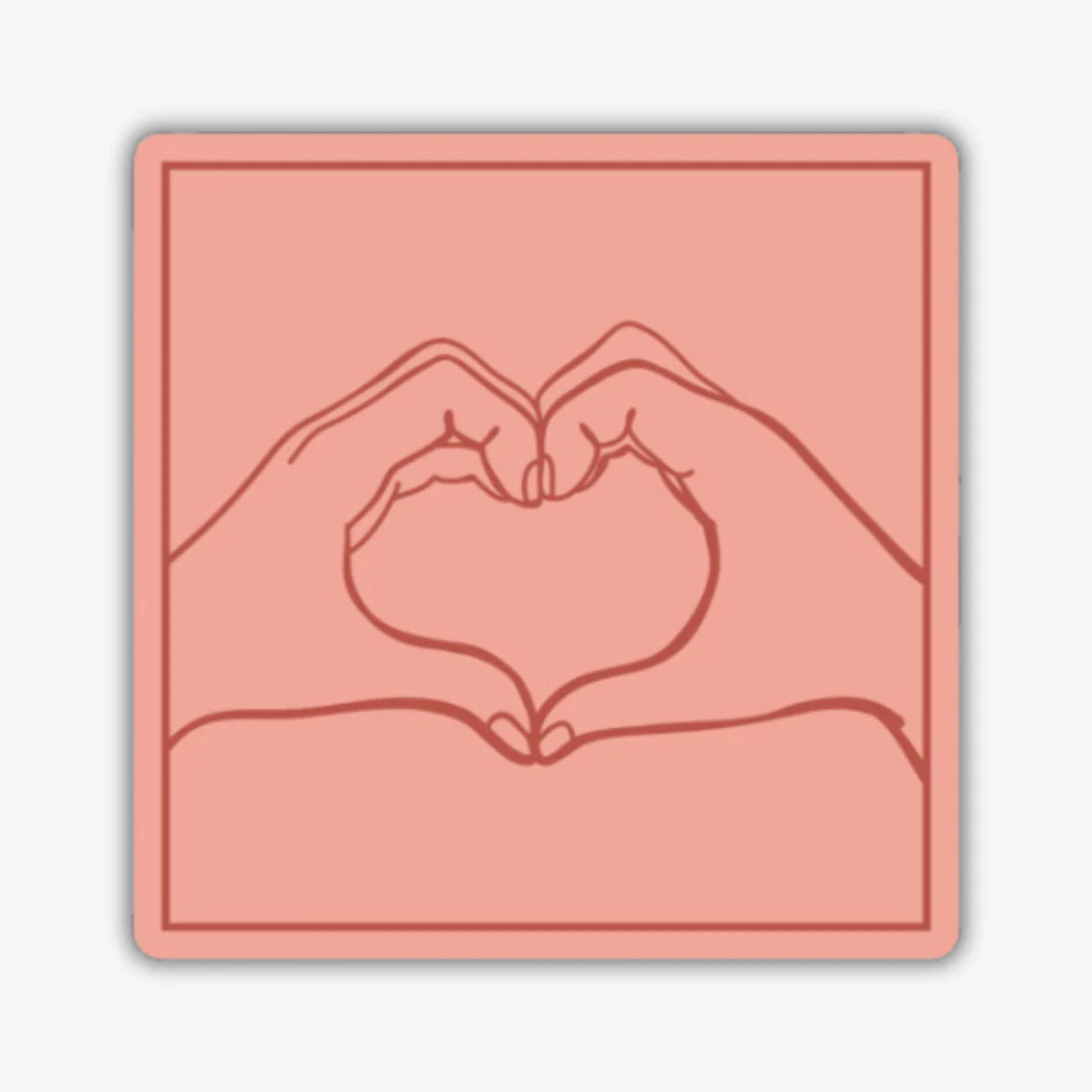 Heart Hands Sticker