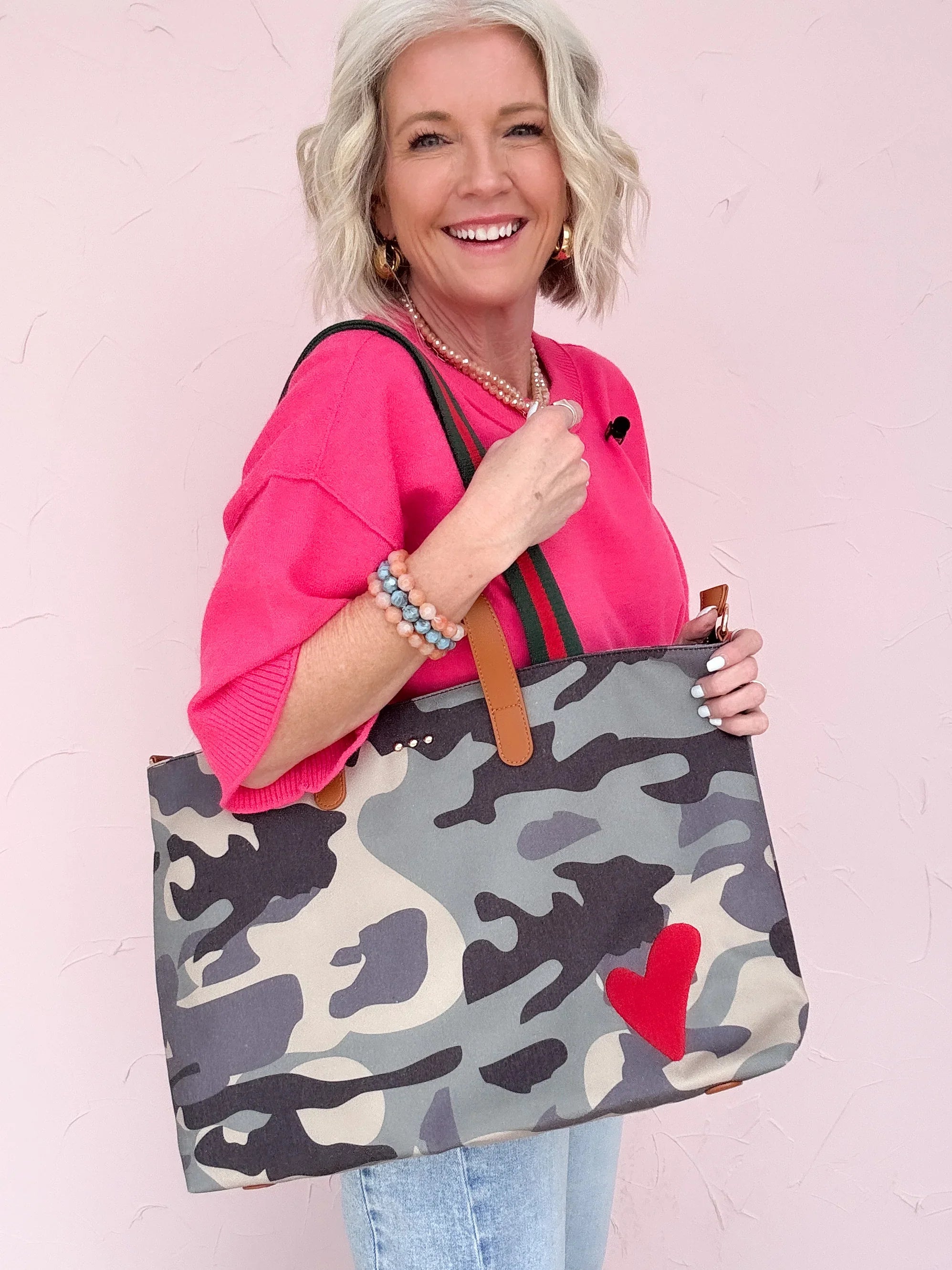 Chelsie Canvas Printed Tote