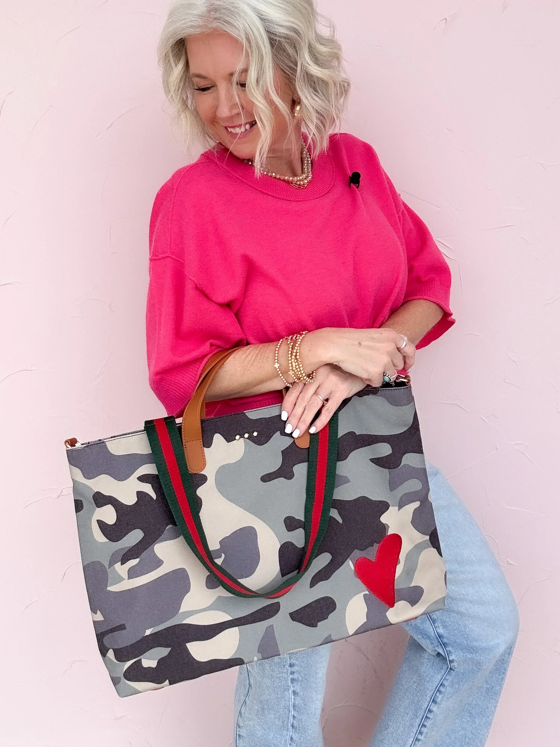 Chelsie Canvas Printed Tote