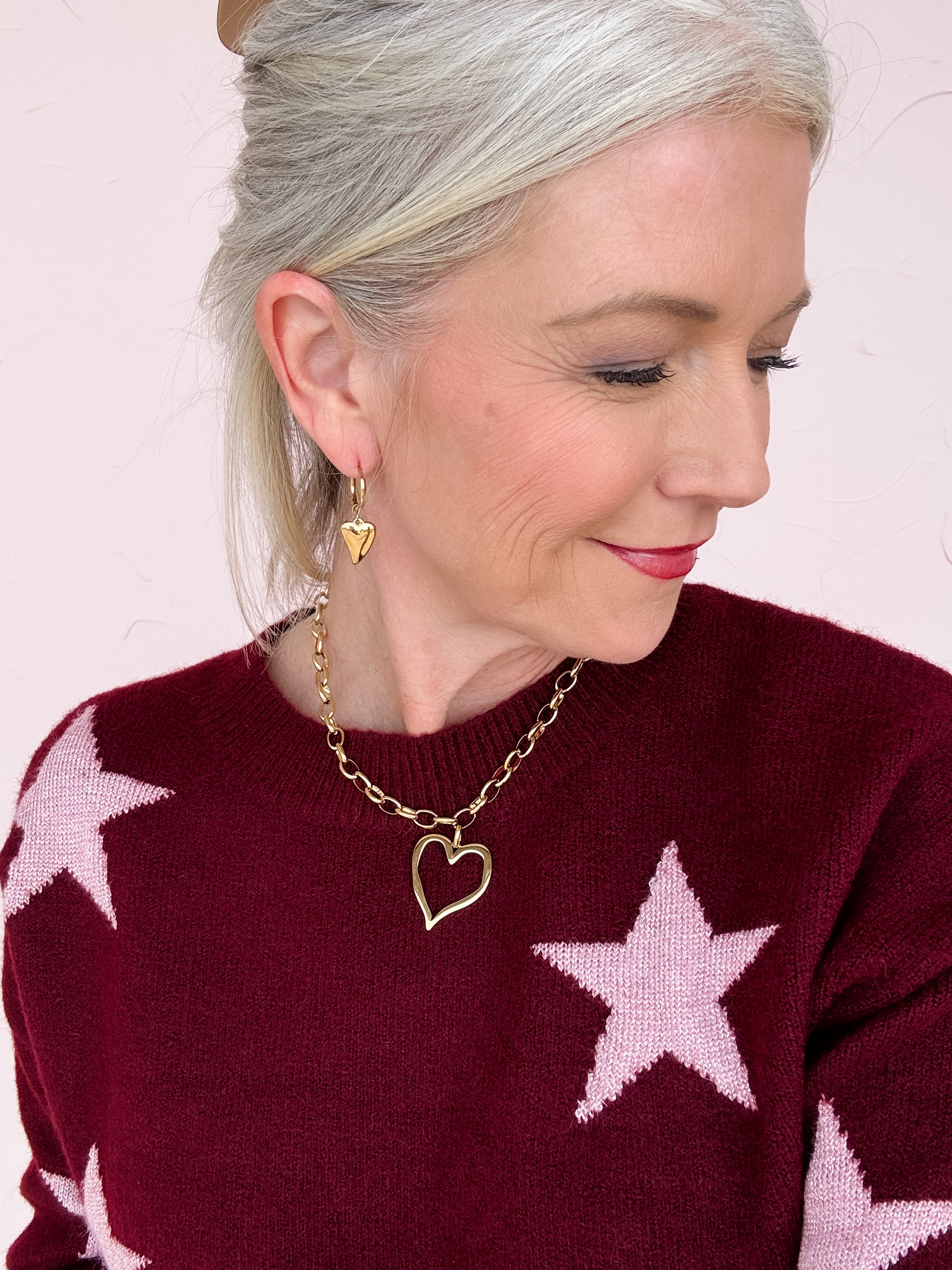 Pure Intent Heart Earrings