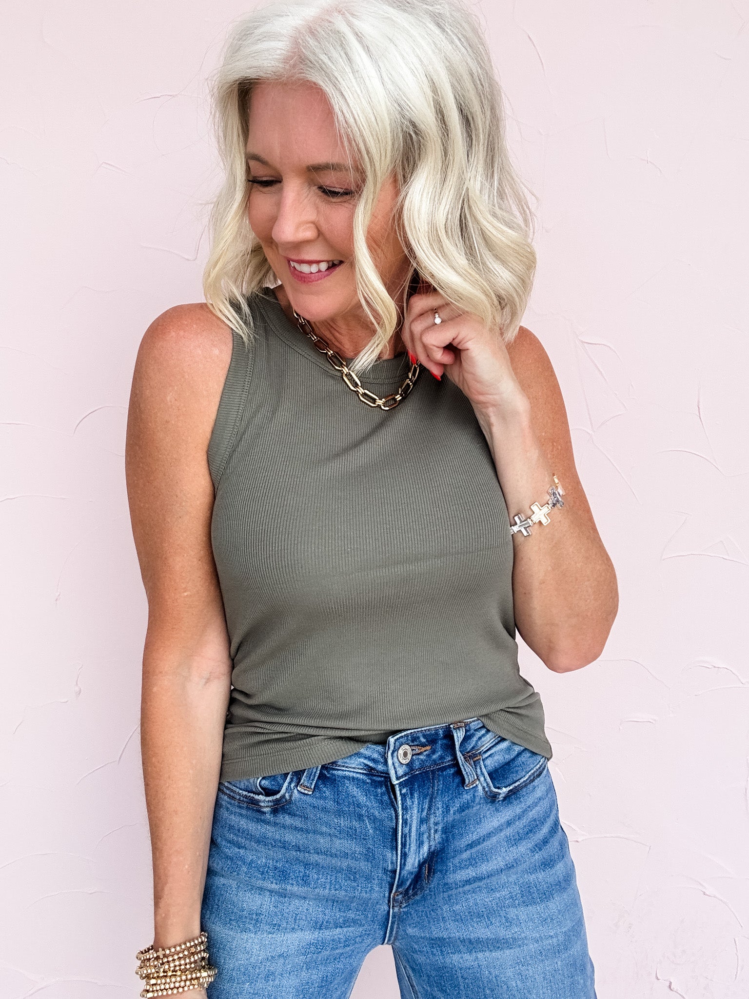 Edlin Tank | Dusty Olive