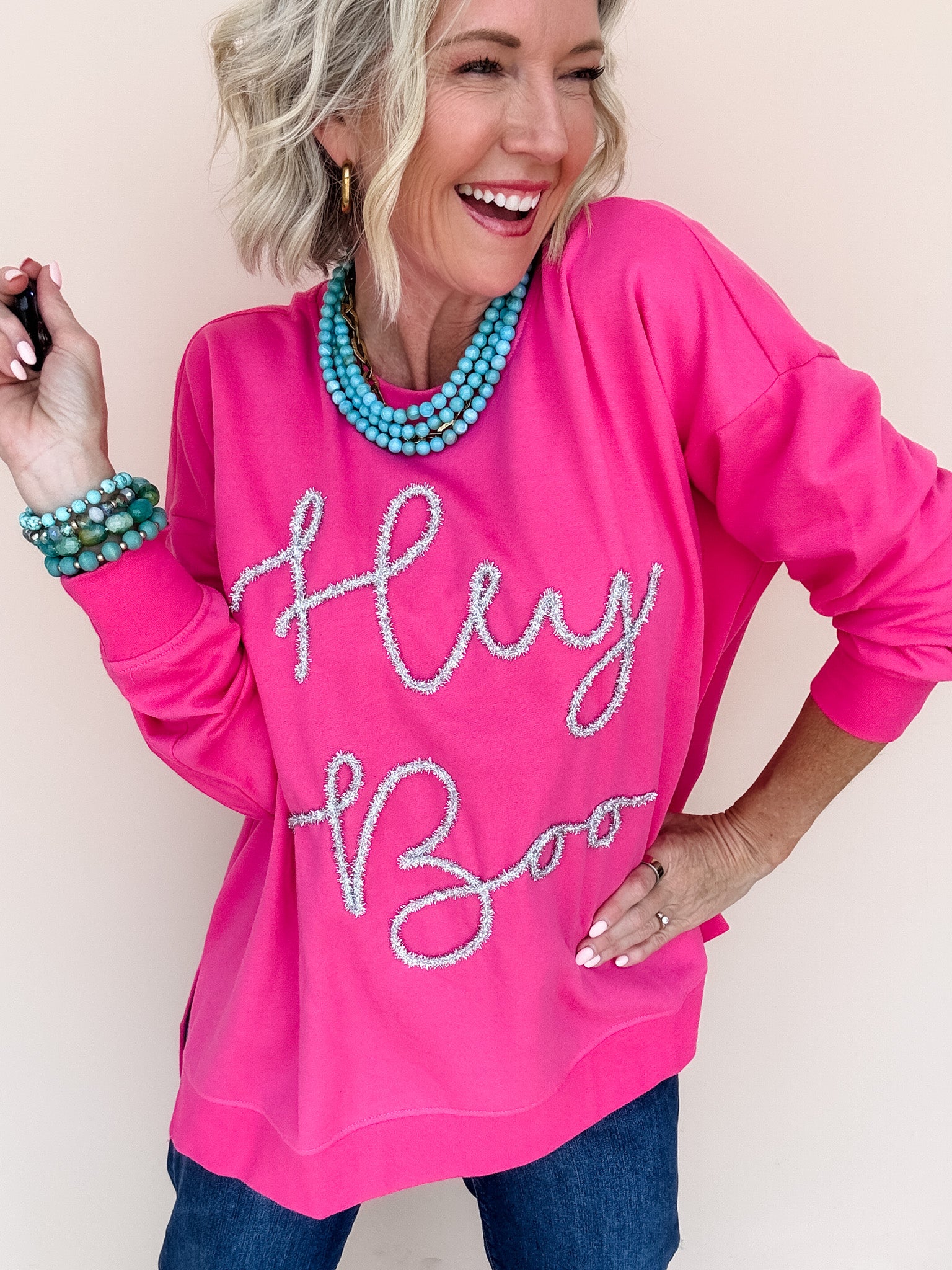 Hey Boo Pullover