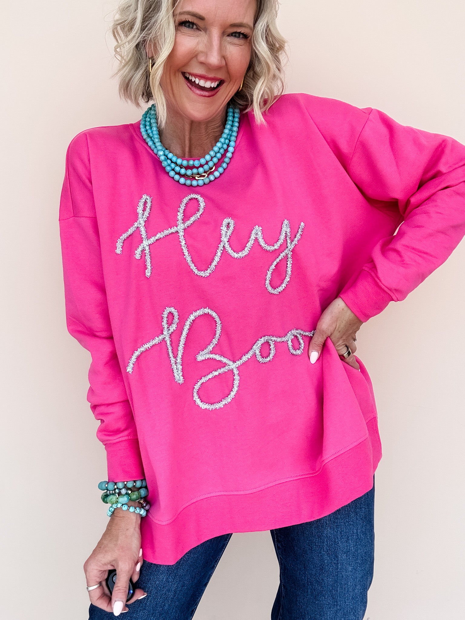 Hey Boo Pullover