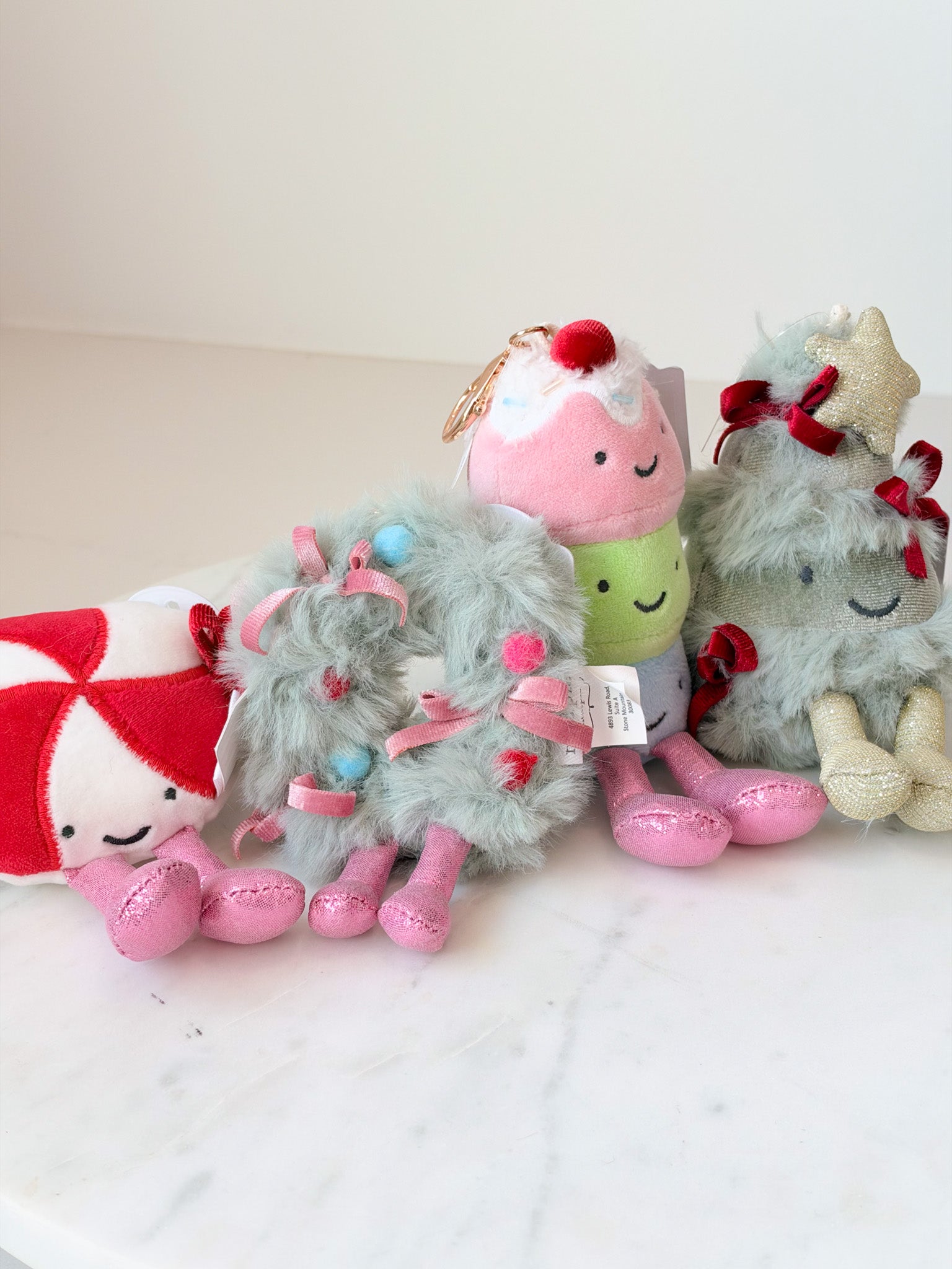 Holiday Plush Bag Charm