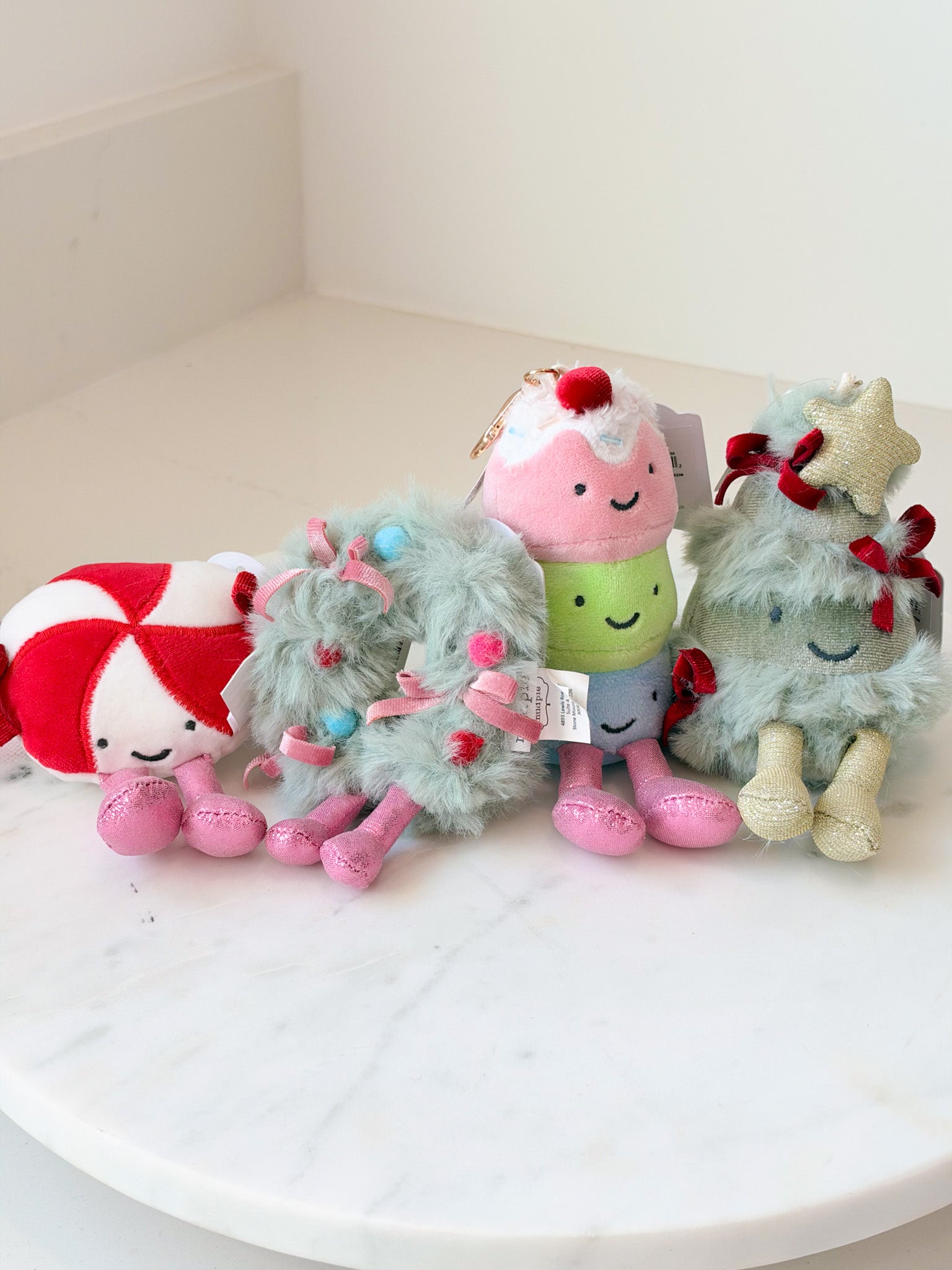 Holiday Plush Bag Charm