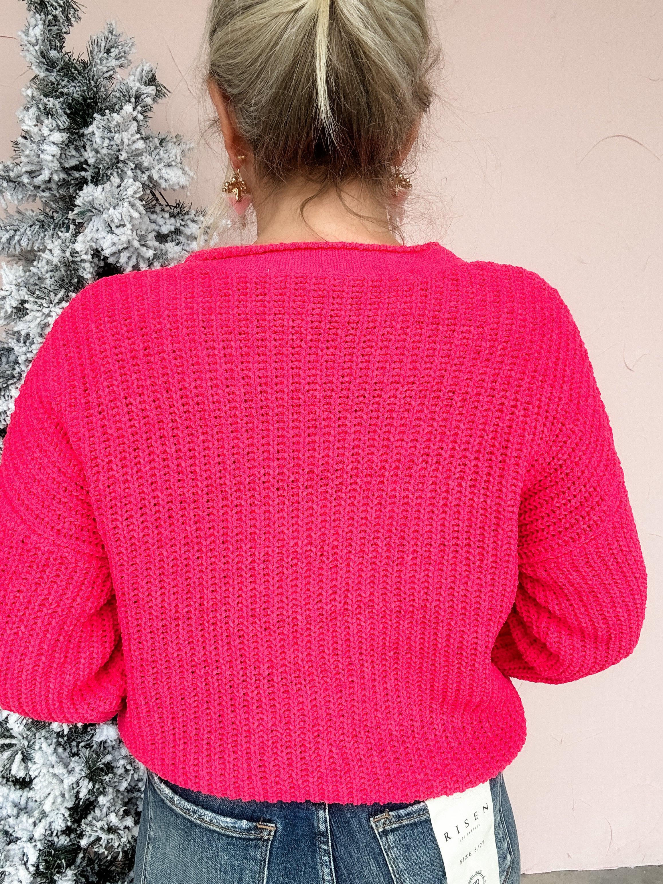 Merry Berry Chenille Sweater