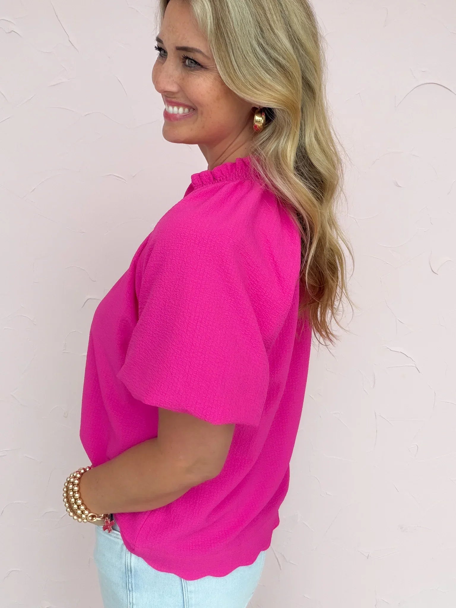 Lola Ruffled Edge Top