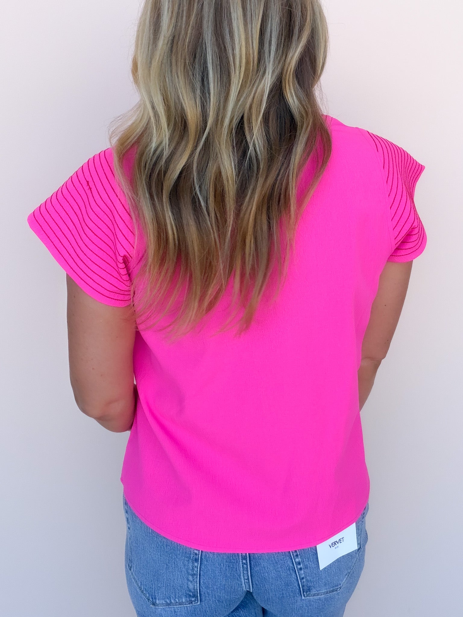 Clear Choice Top | Hot Pink