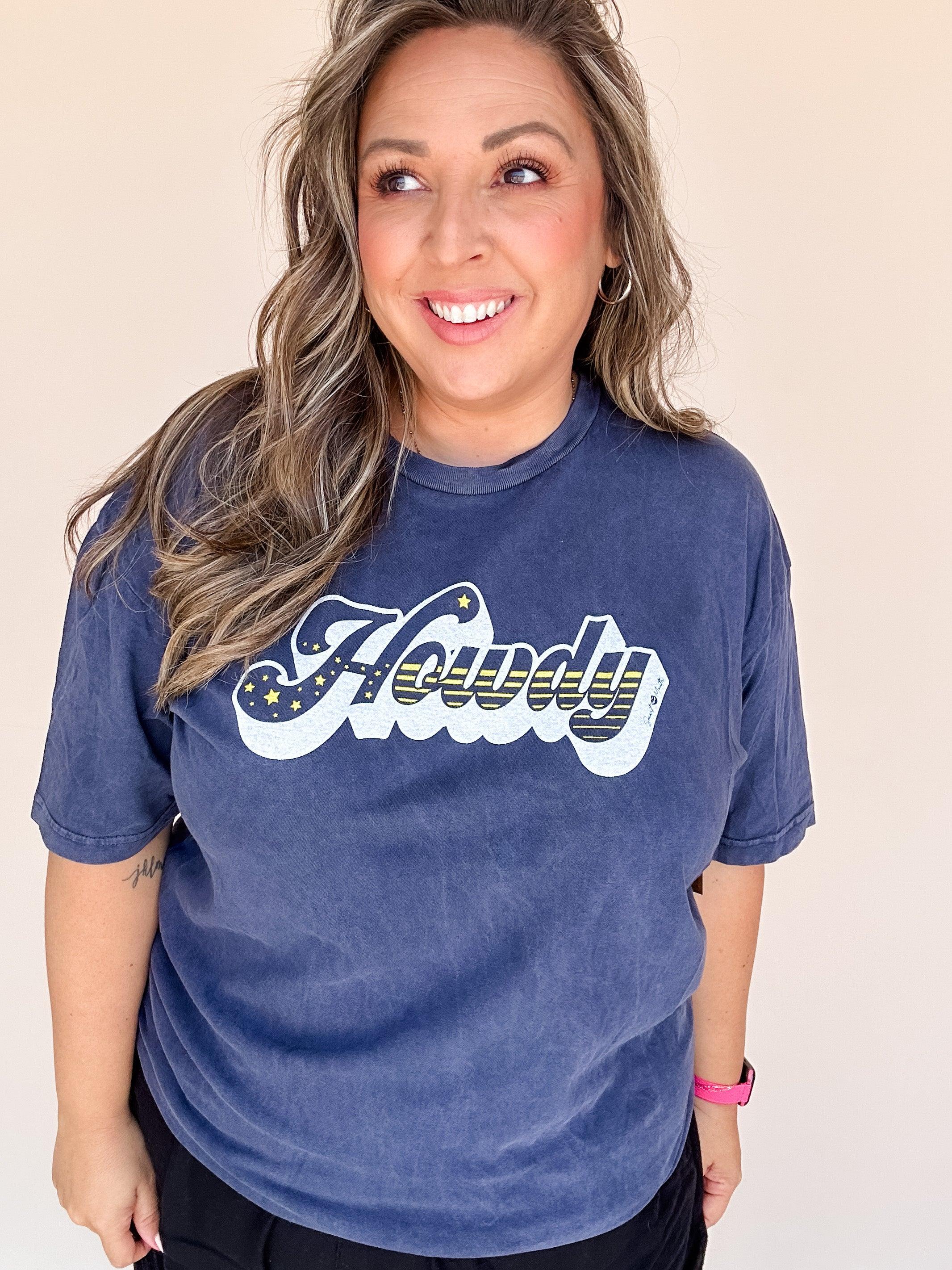 Howdy Mineral Wash Tee