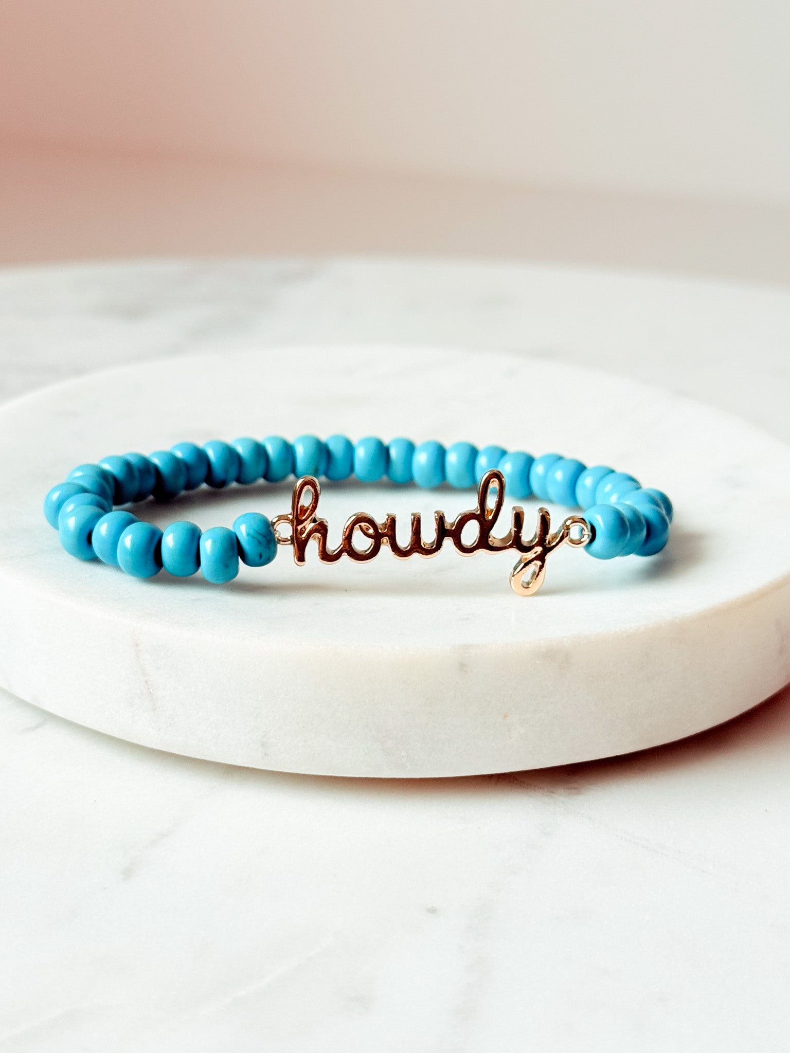 Howdy Script Stretch Bracelet