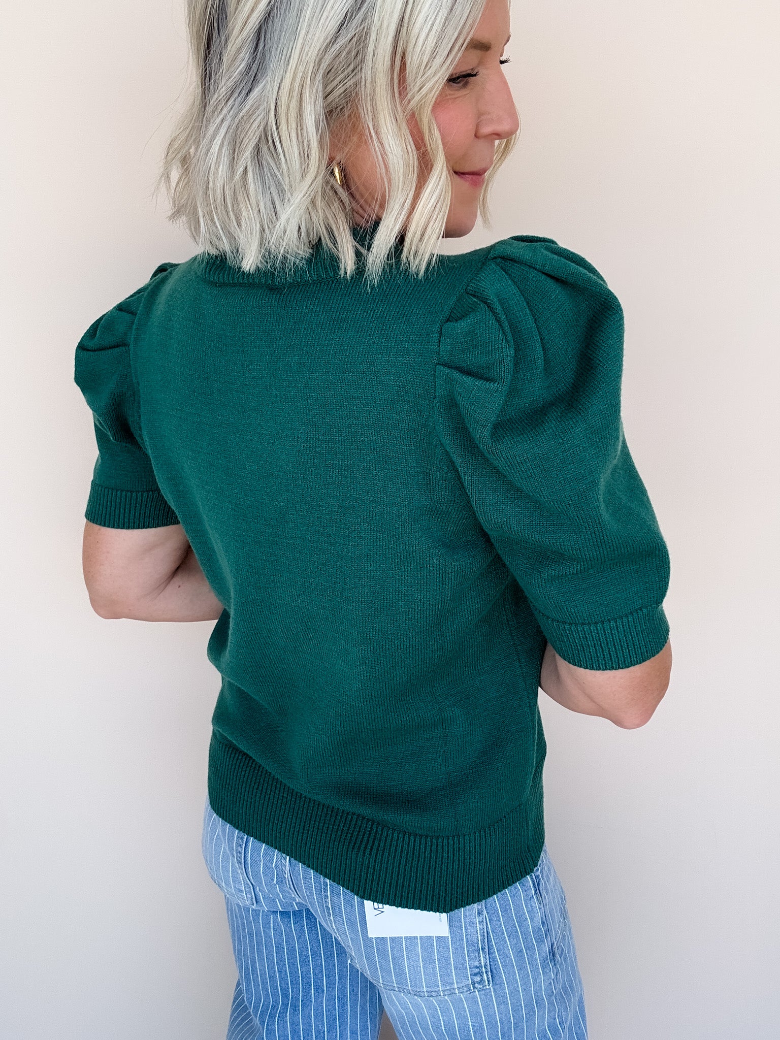 Come Home Ruffled Sweater | Sea Green