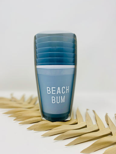 Beach Bum Ocean Blue Frost Cup - Vintage Soul