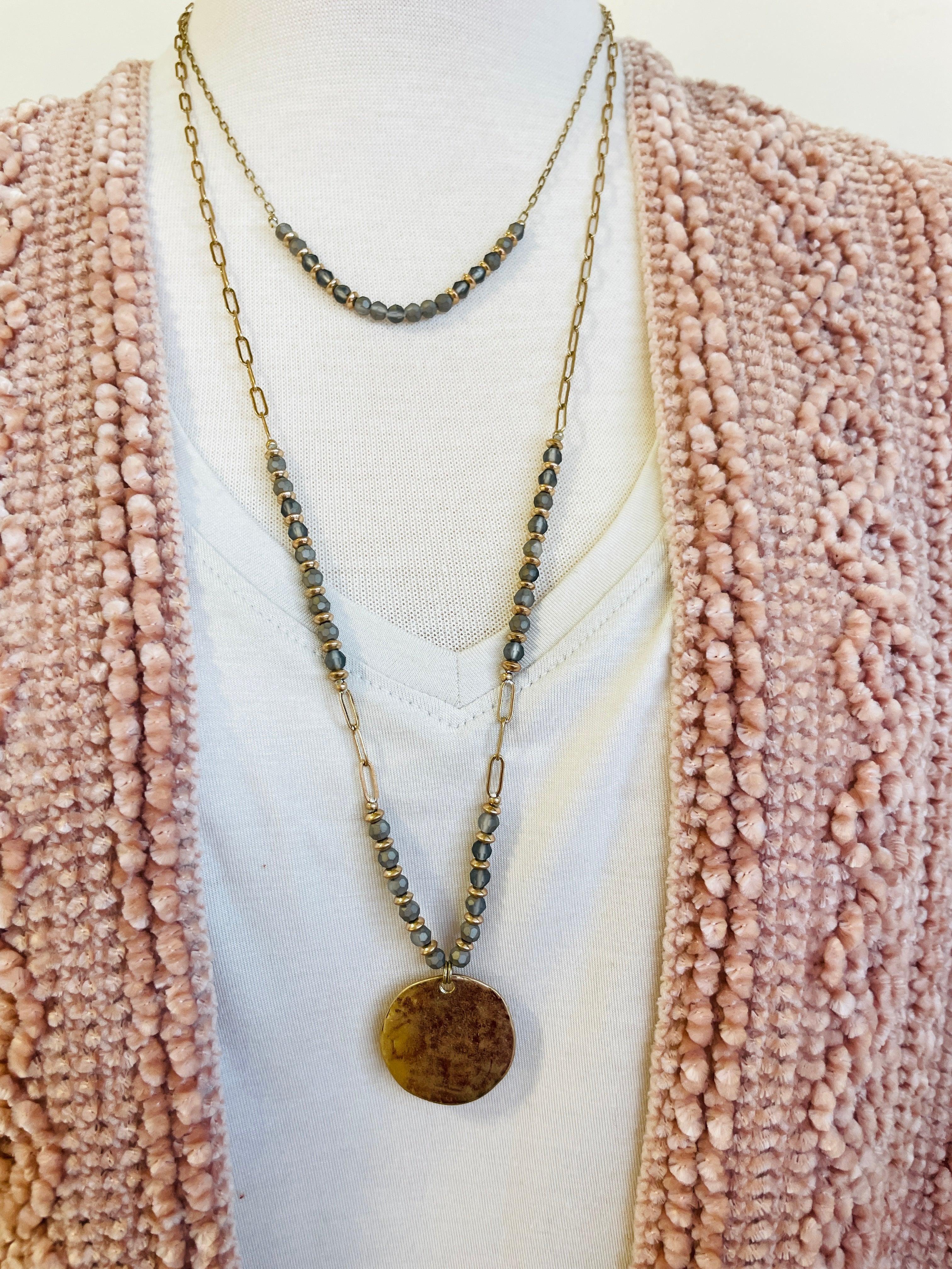 Izzie Double Layered Necklace - Vintage Soul