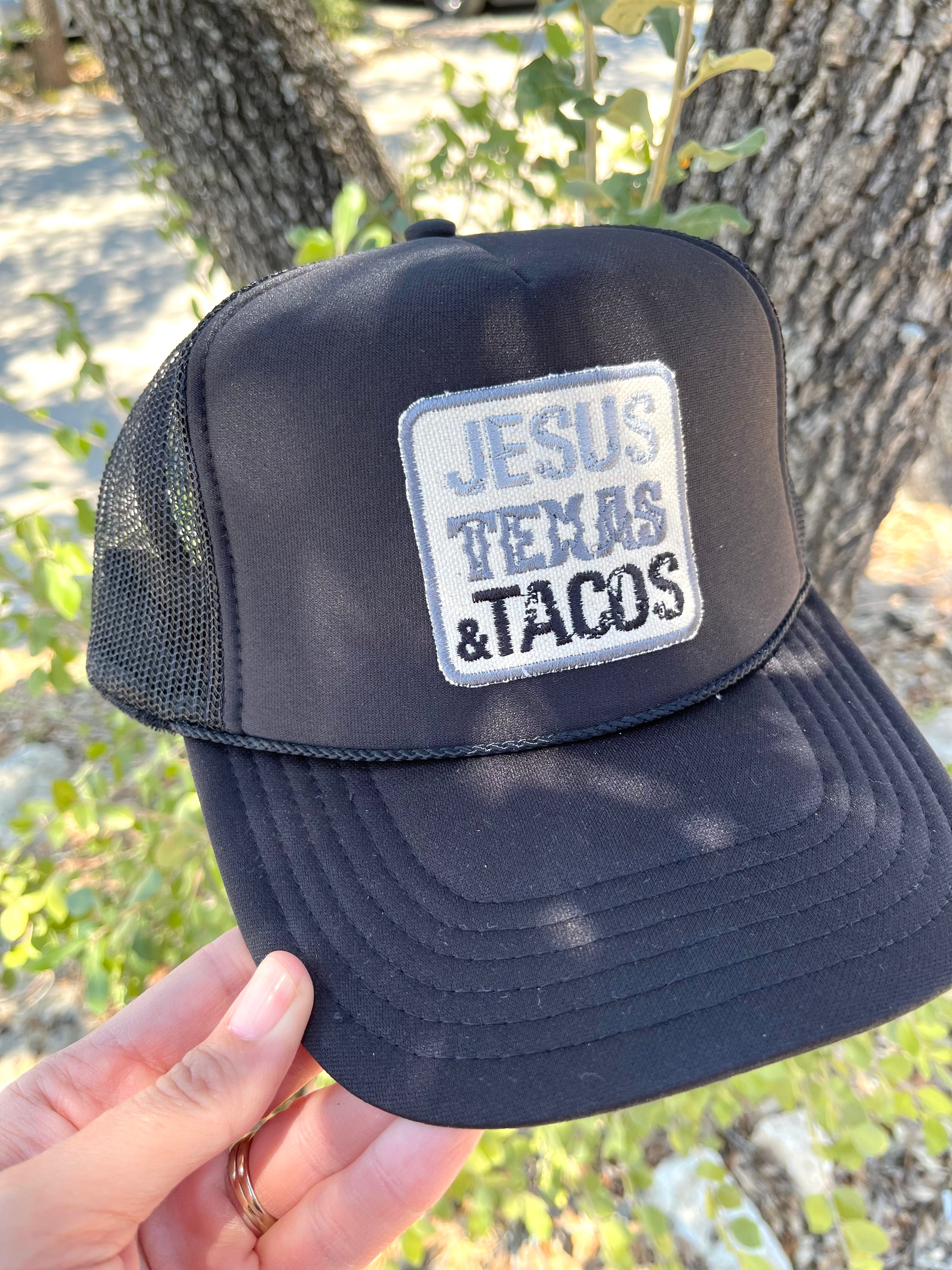 Jesus, Texas, & Tacos Trucker Hat - Vintage Soul