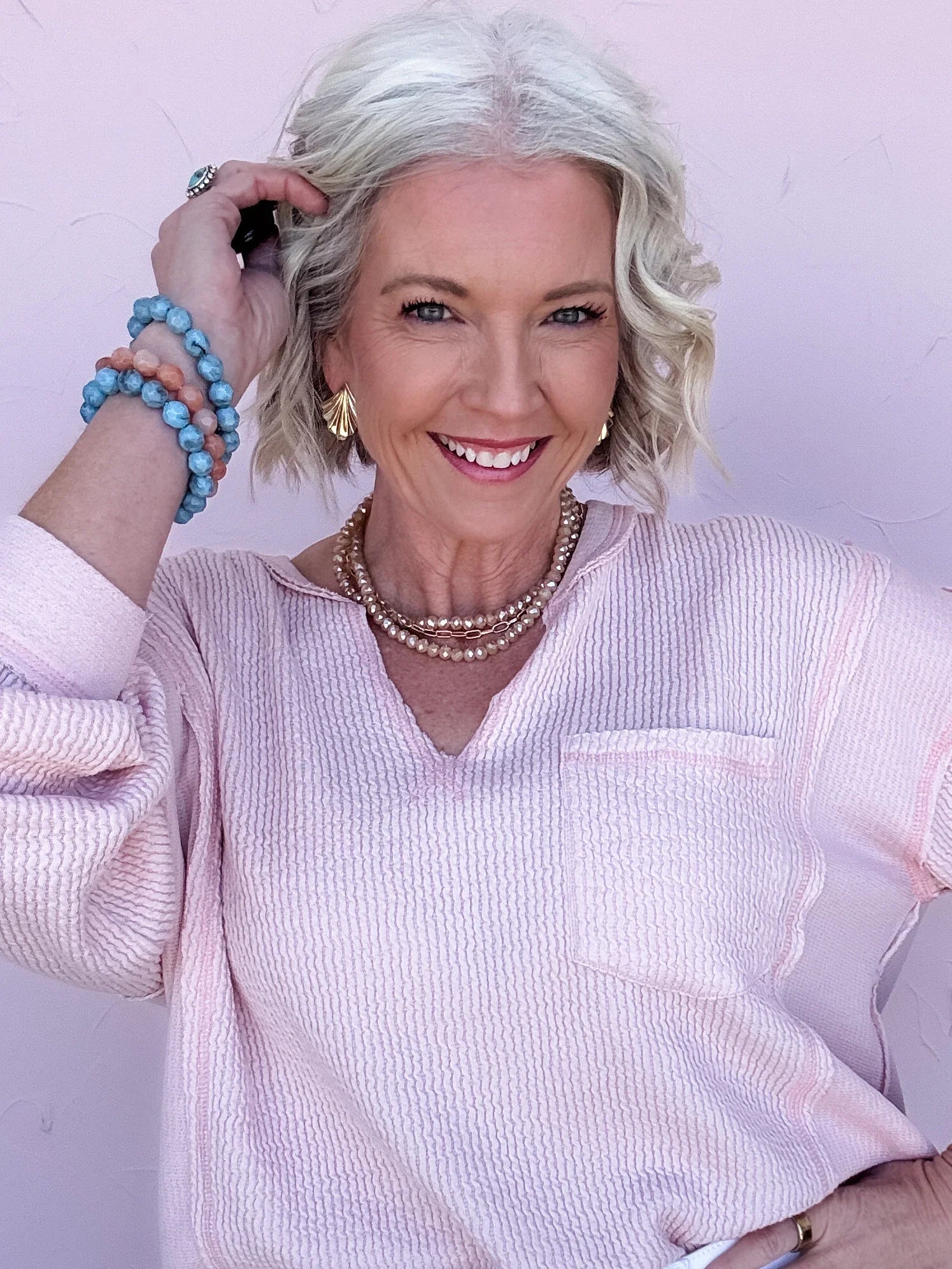 Calm Waters Beaded Bracelet