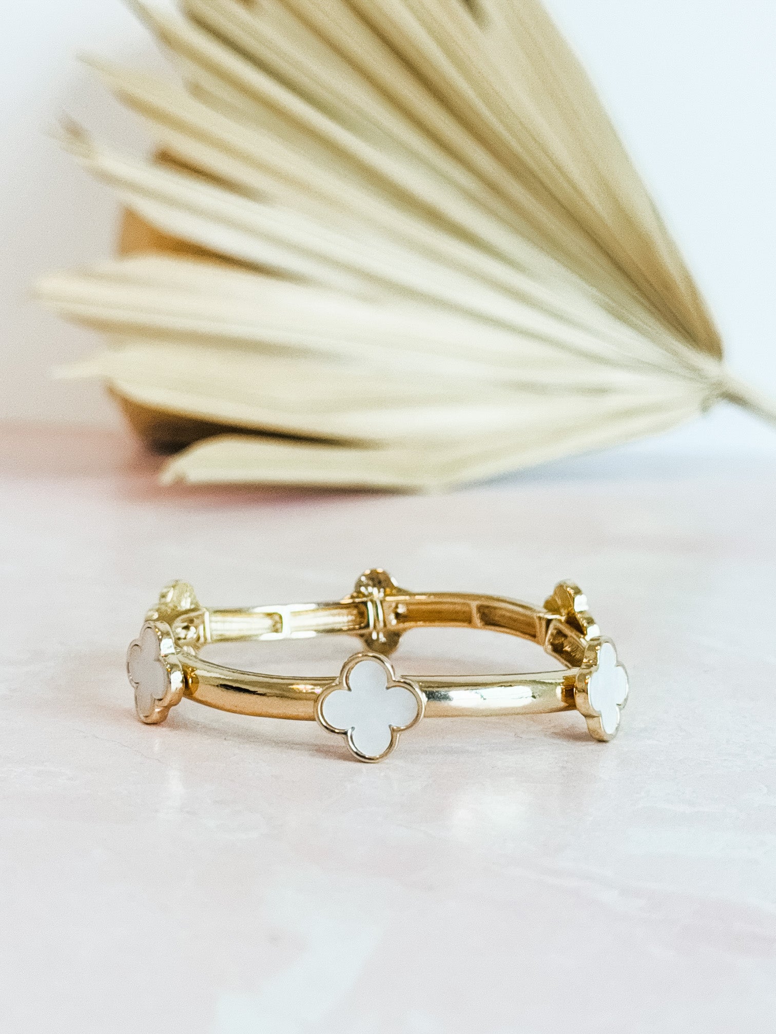 Clover Studded Bracelet