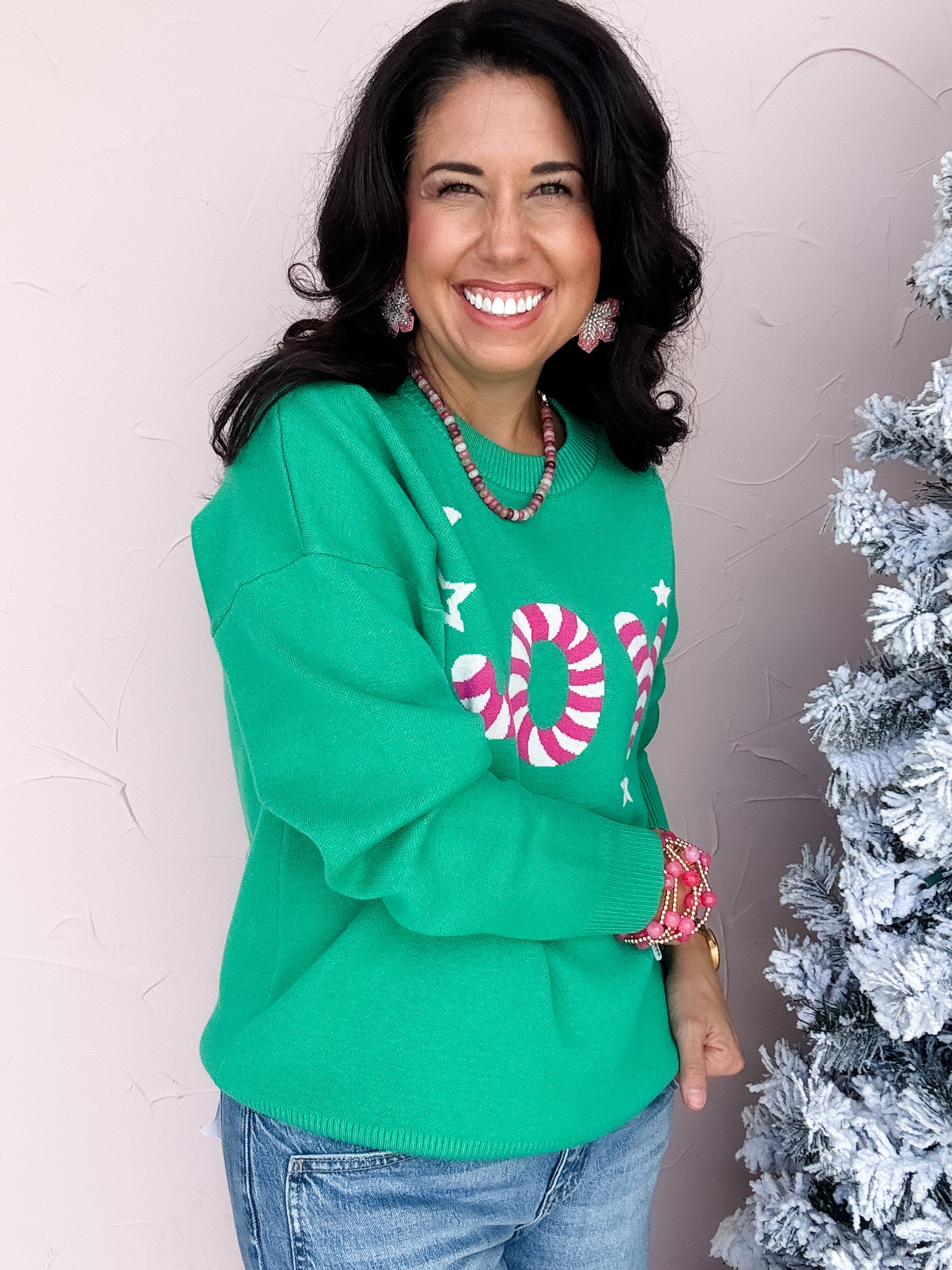 Peppermint Joy Sweater