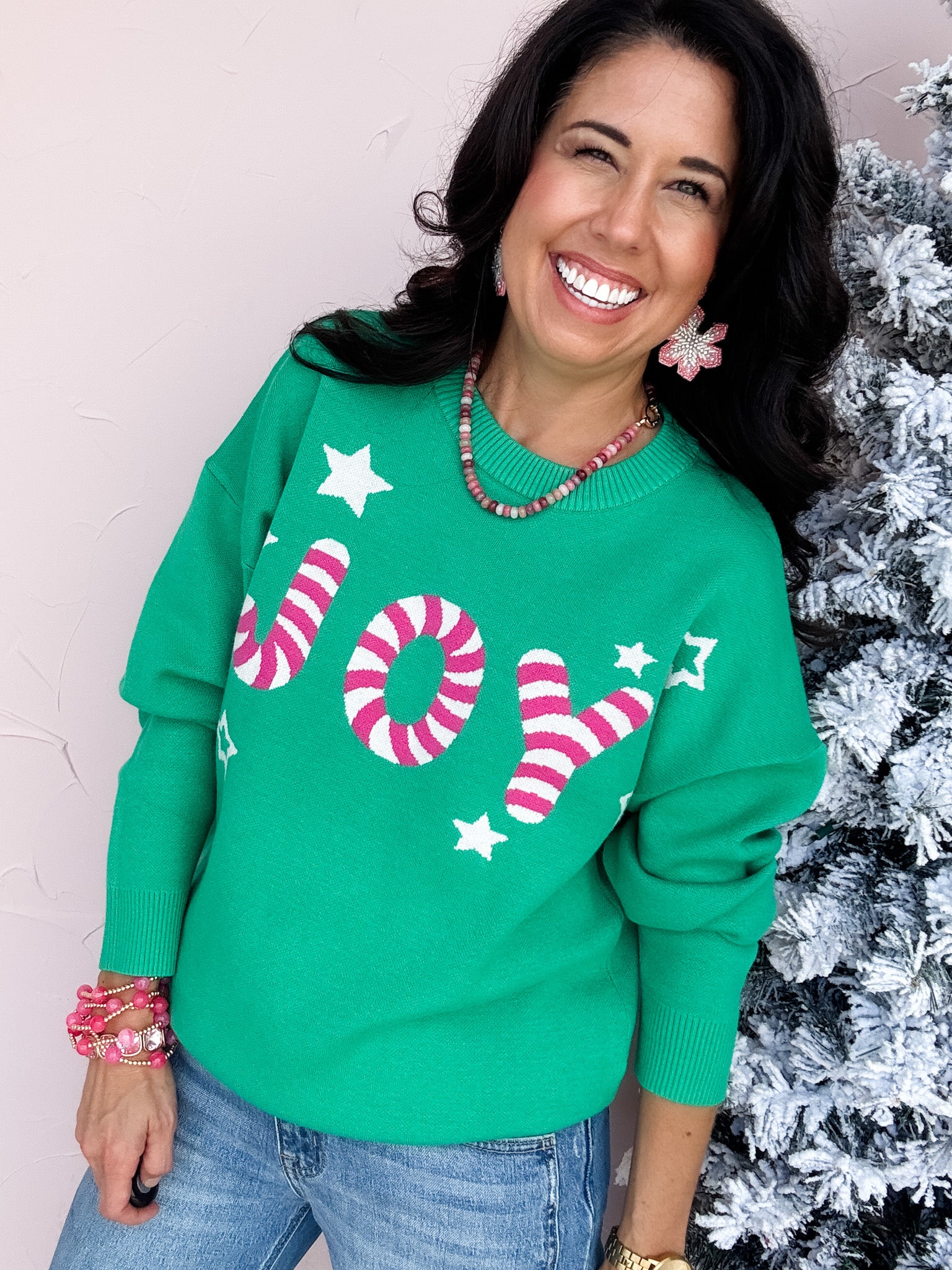 Peppermint Joy Sweater
