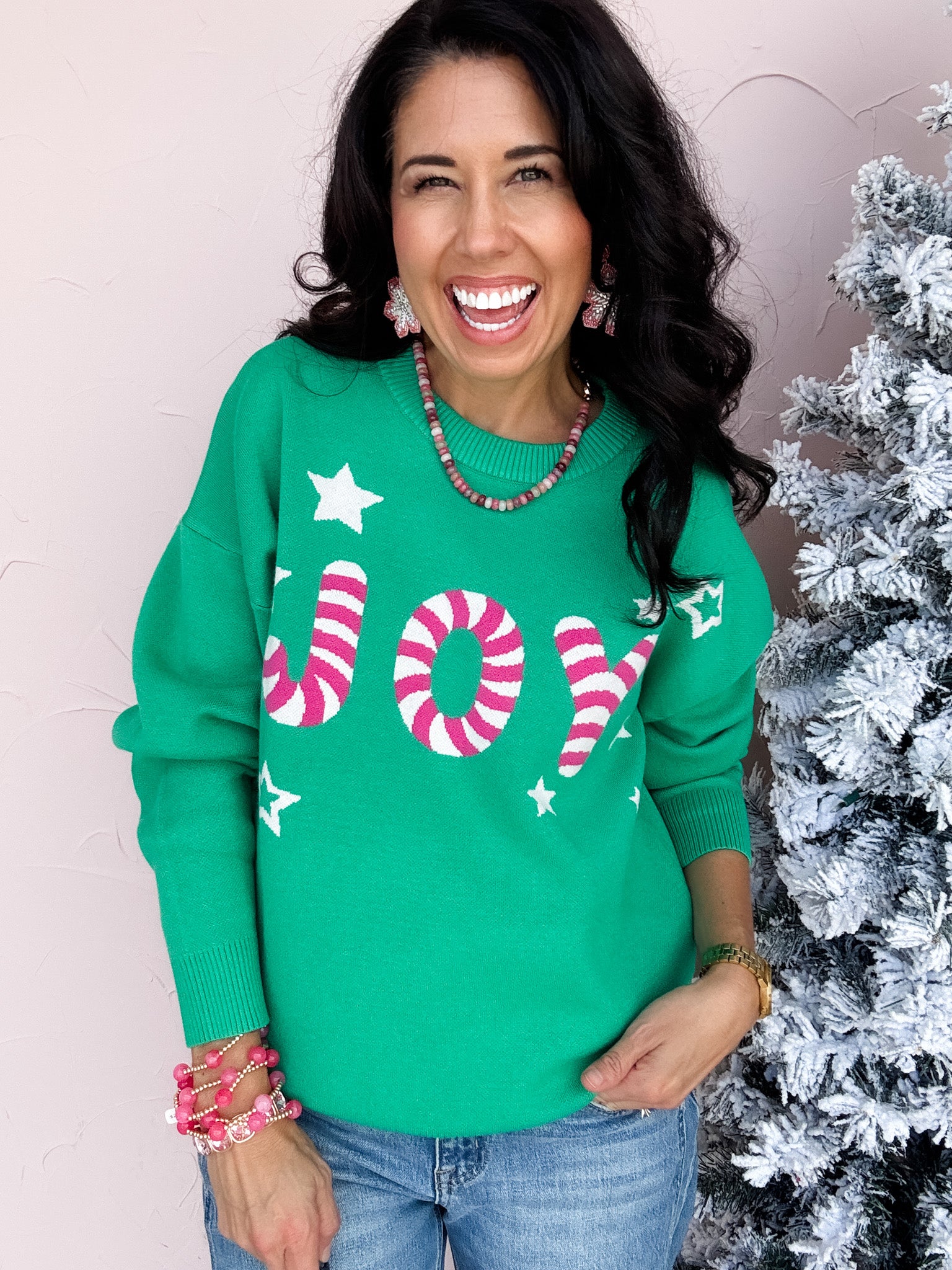 Peppermint Joy Sweater