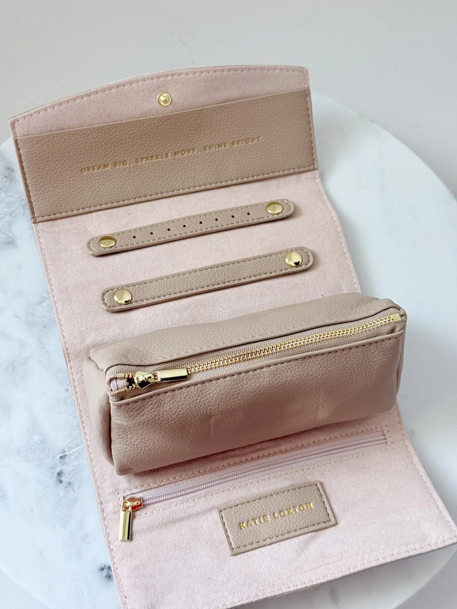 Katie Loxton Jewelry and Accessories Organizer | Light Taupe