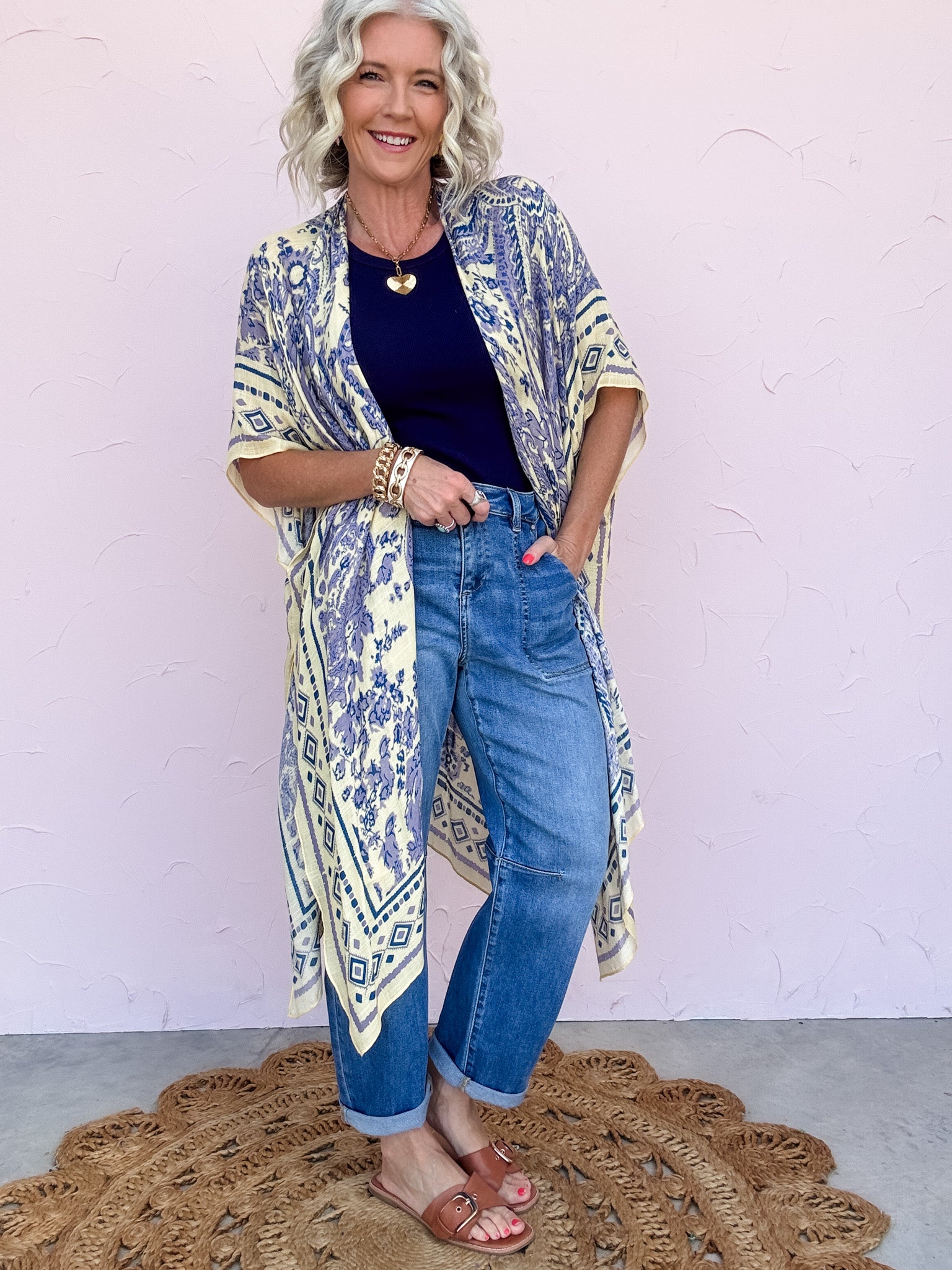 Lavender Loom Kimono