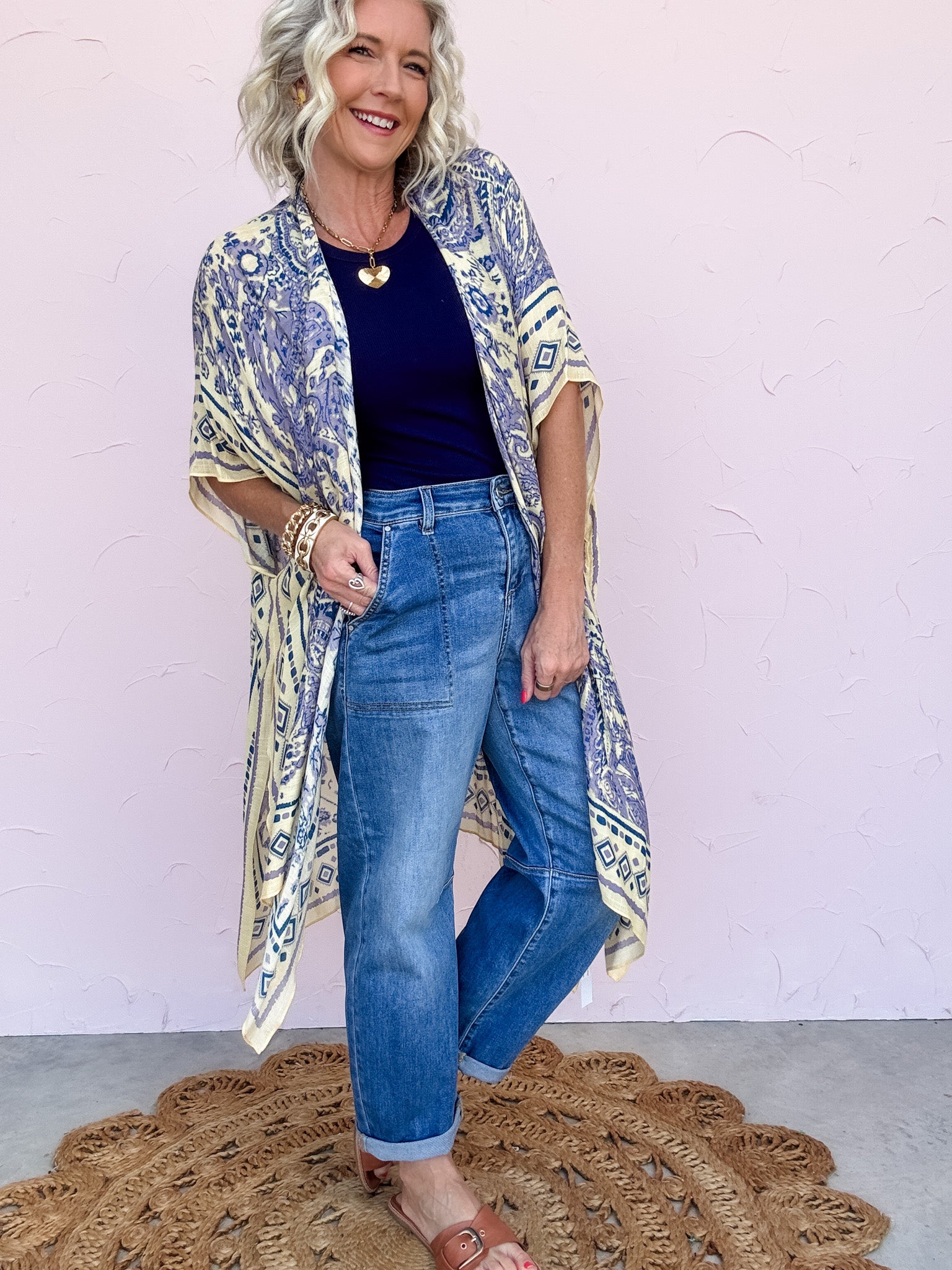 Lavender Loom Kimono