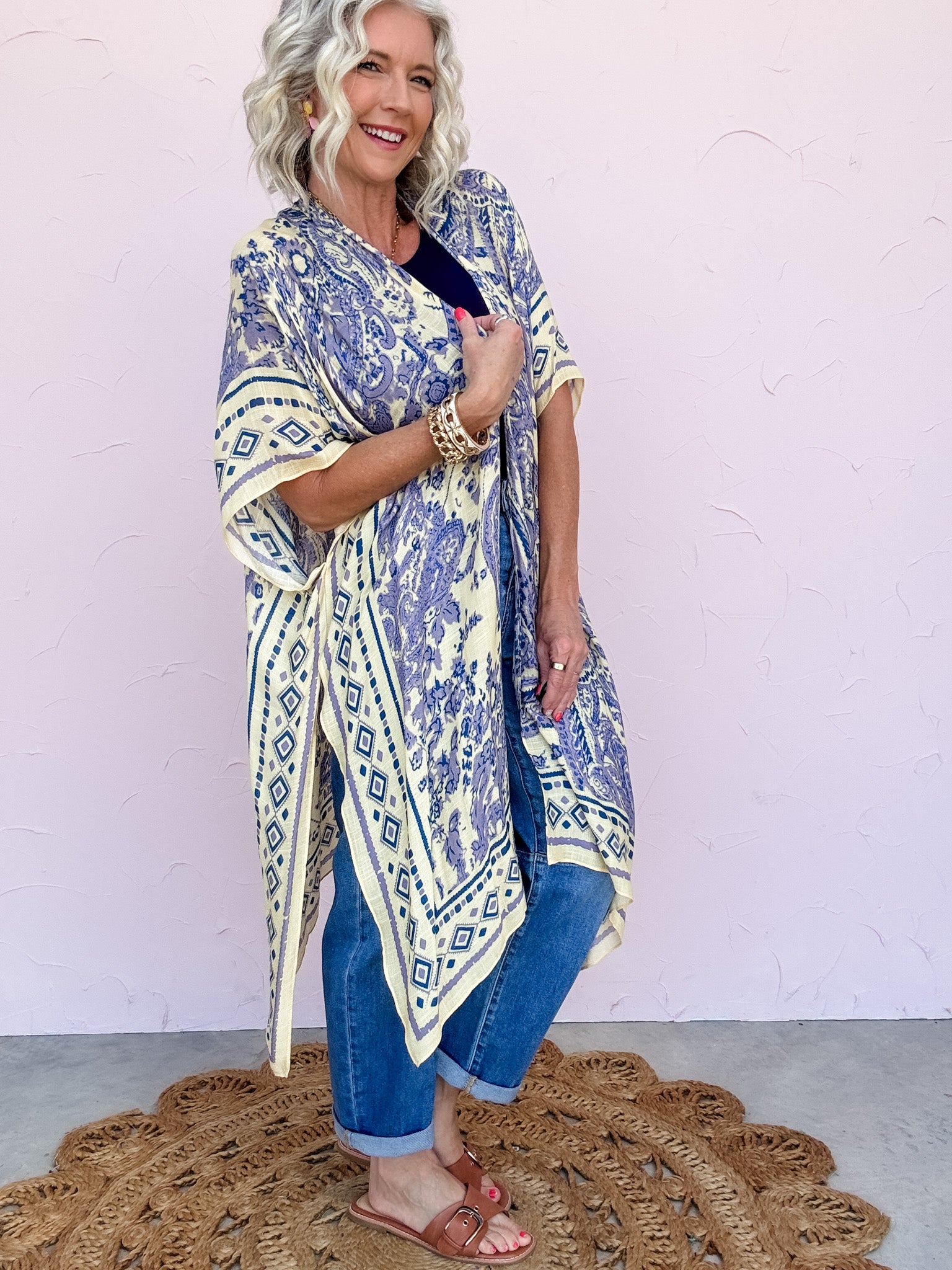 Lavender Loom Kimono