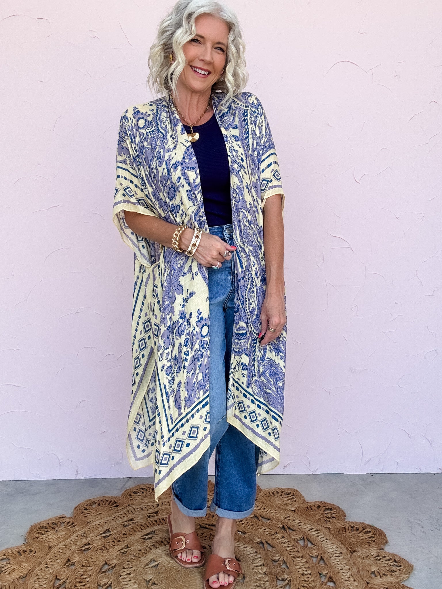 Lavender Loom Kimono