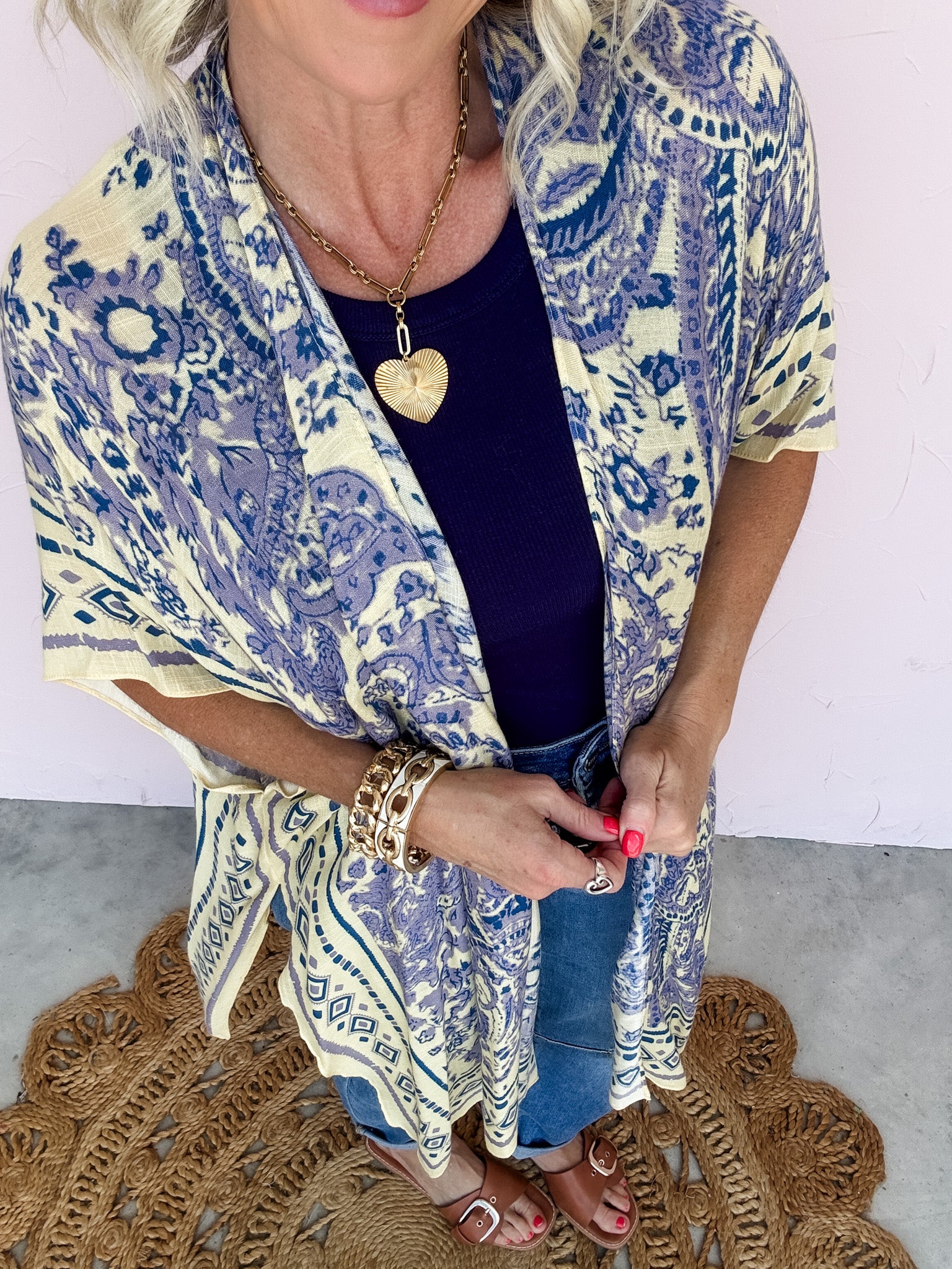 Lavender Loom Kimono