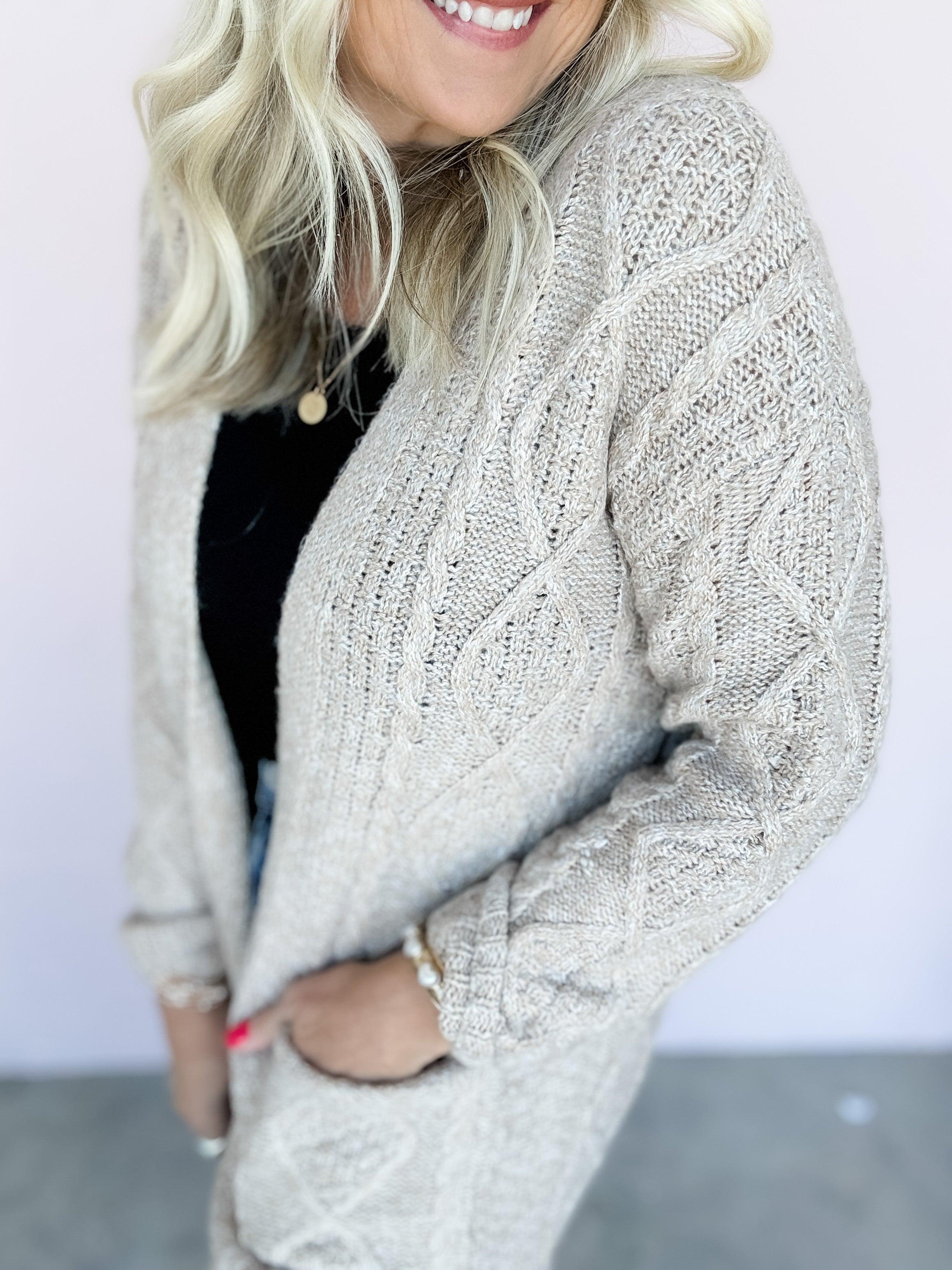 Corey Cableknit Cardigan