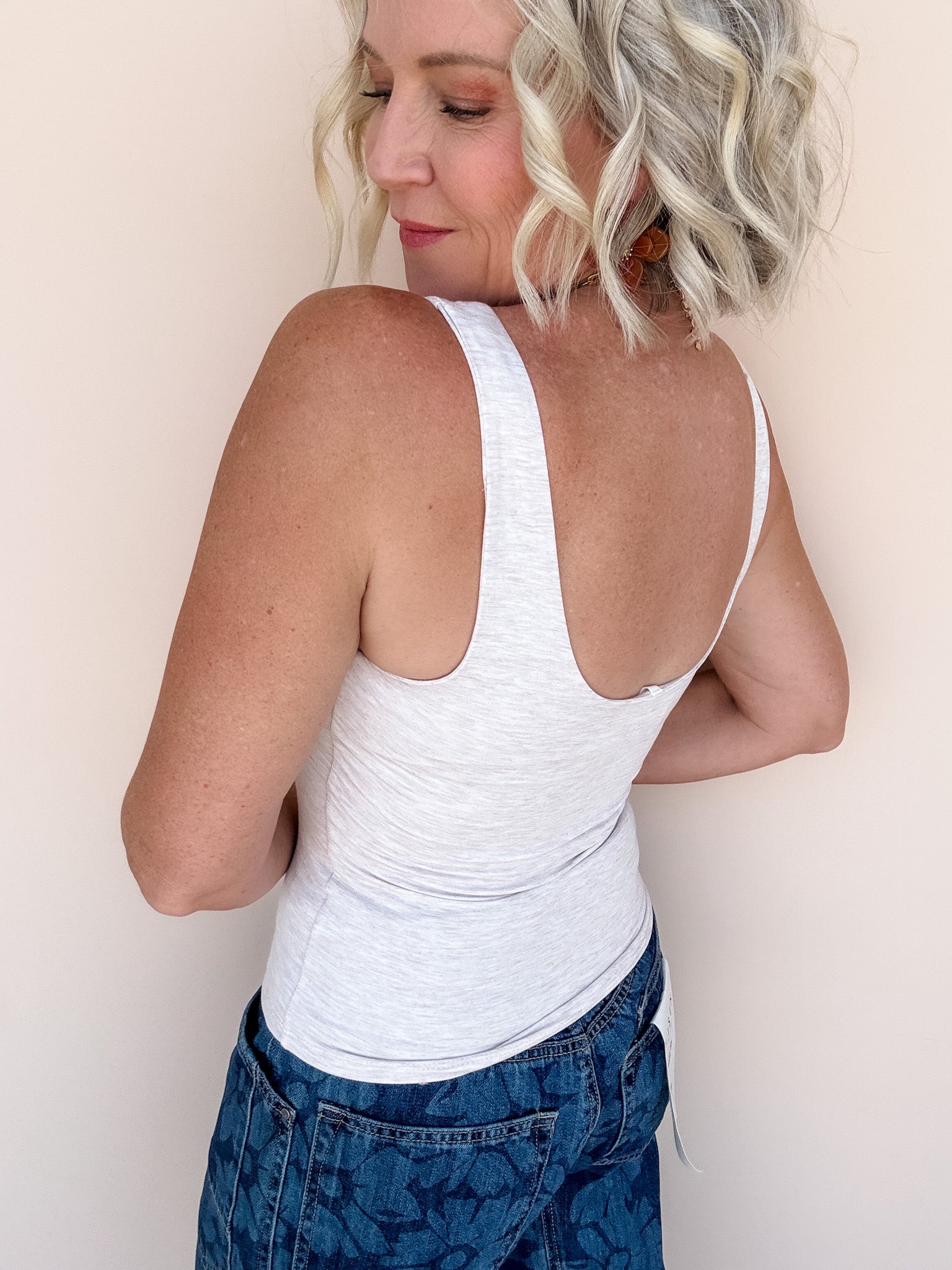 Layered Living Tank | Taupe