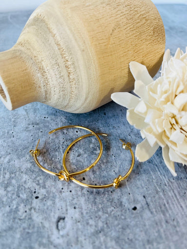 Knotted Earrings - Gold - Vintage Soul