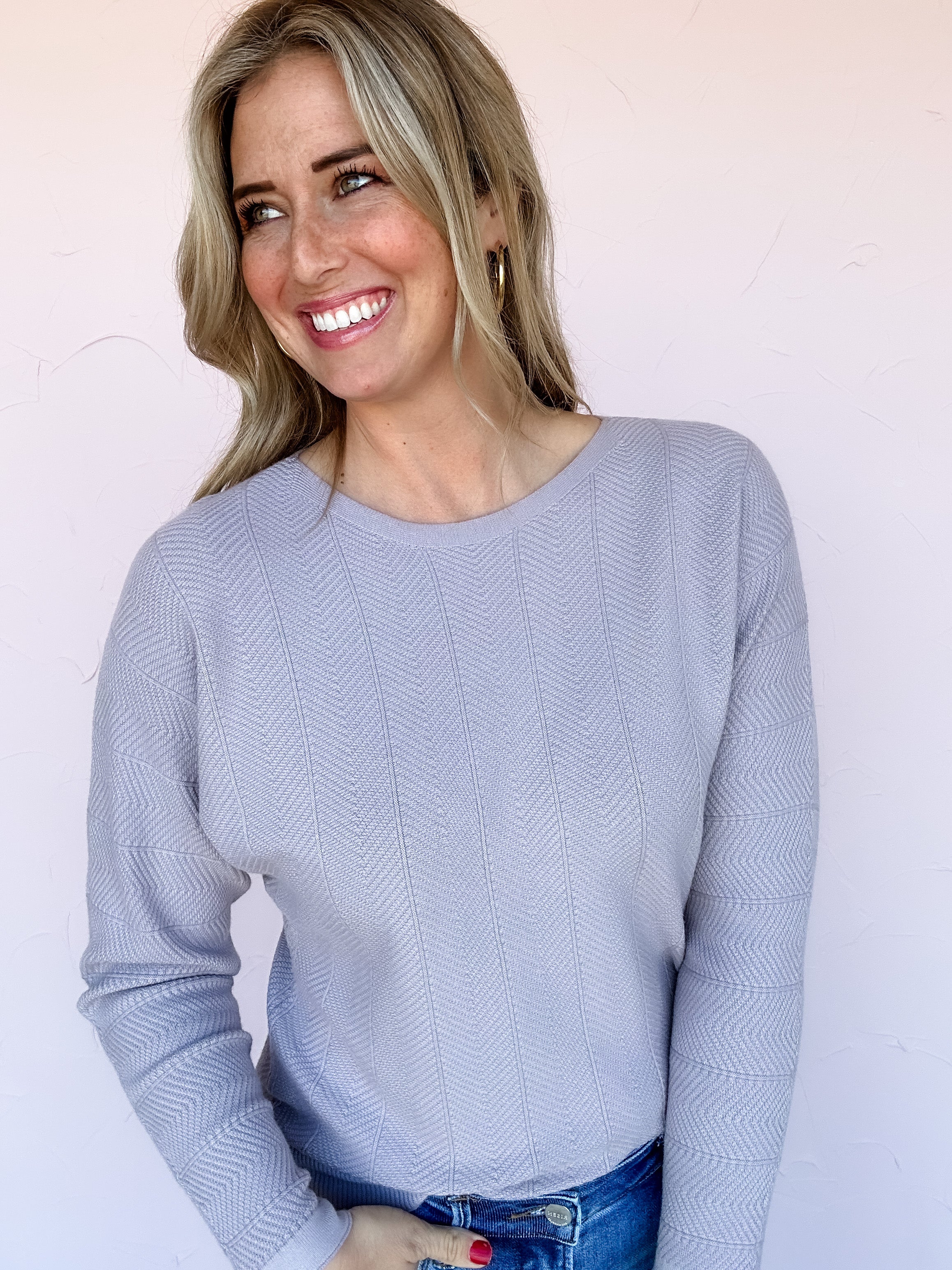 Lavender Breeze Sweater