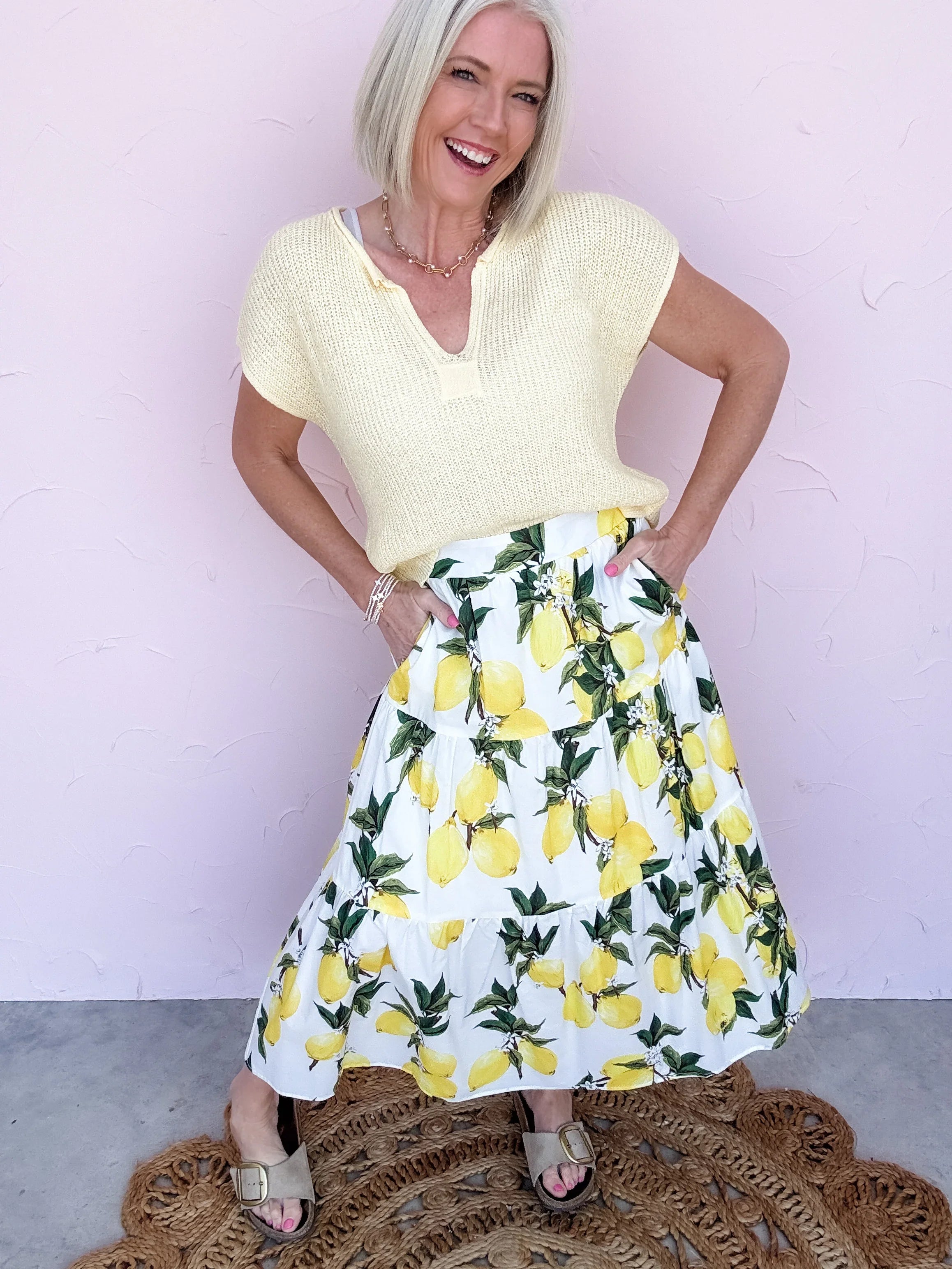 Citrus Bloom Skirt