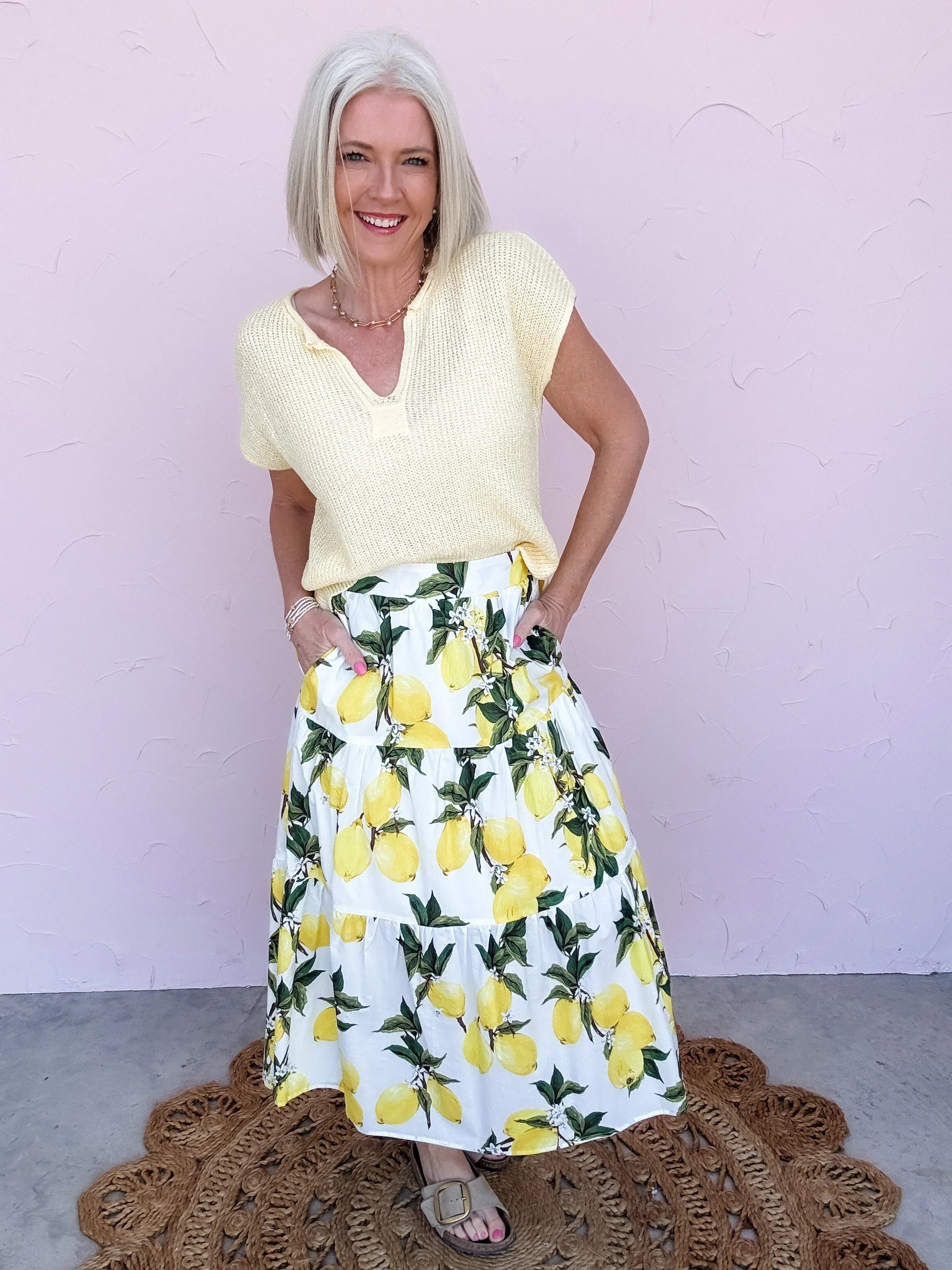 Citrus Bloom Skirt